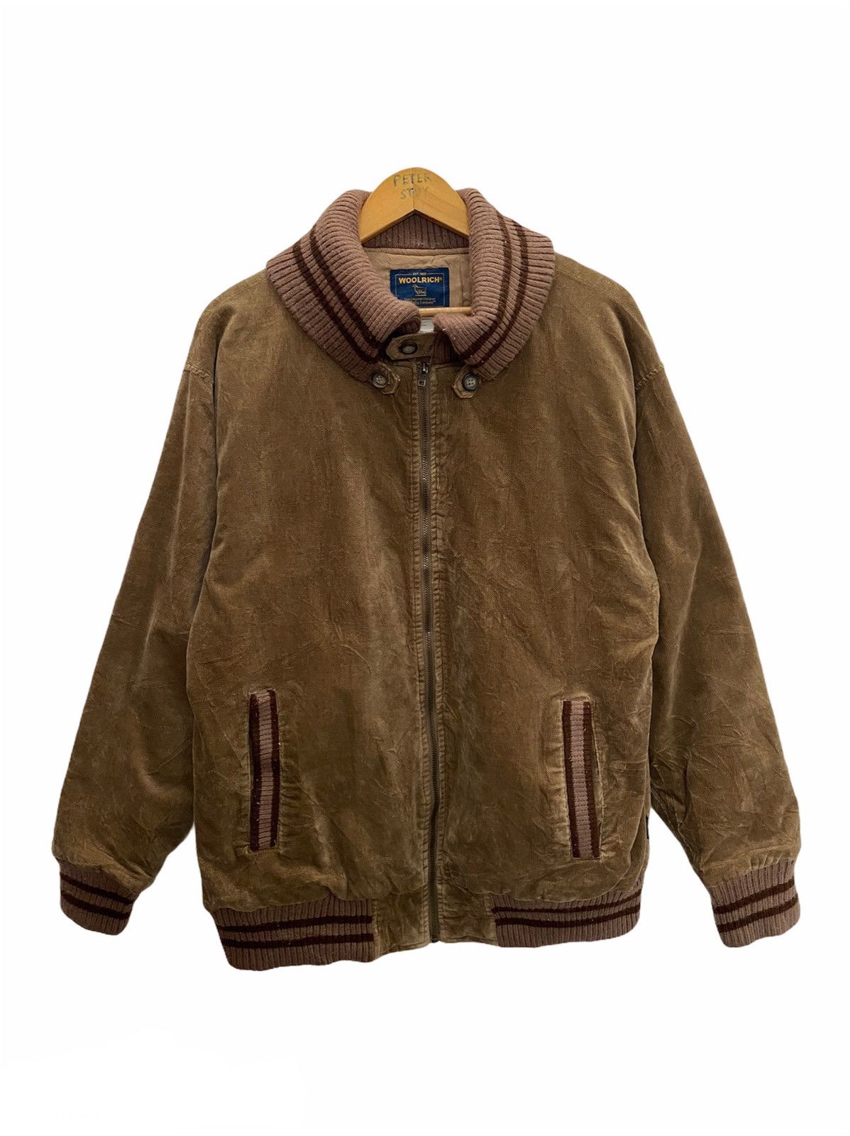 Woolrich Woolen Mills WOOL RICH VELVET ZIPPER DOWN JACKET Size US L / EU 52-54 / 3 - 1 Thumbnail
