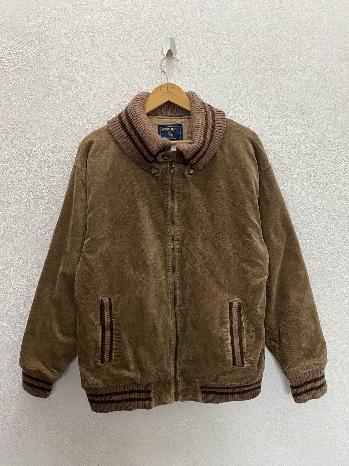Woolrich Woolen Mills WOOL RICH VELVET ZIPPER DOWN JACKET Size US L / EU 52-54 / 3 - 2 Thumbnail