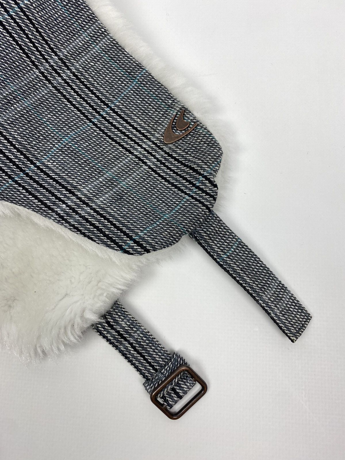 Salomon 2000’s Vintage Salomon Check S Gothic Logo Trapper Hat Size ONE SIZE - 7 Thumbnail