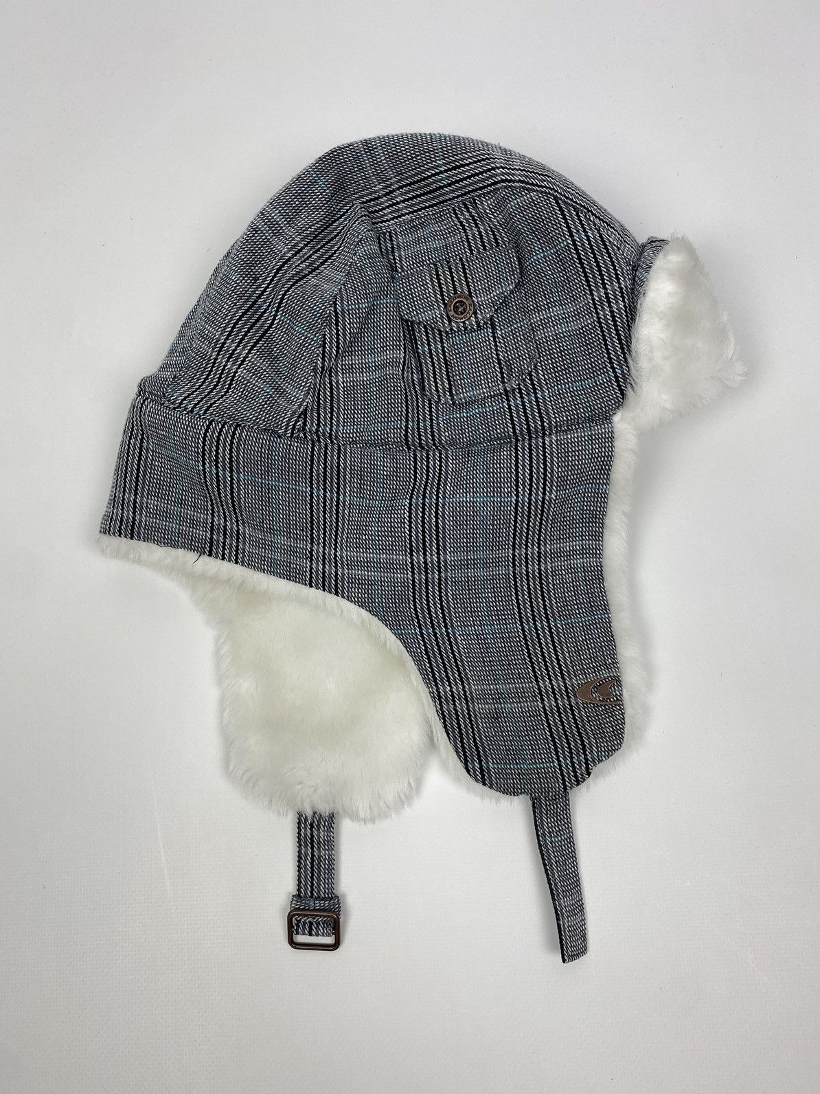 Salomon 2000’s Vintage Salomon Check S Gothic Logo Trapper Hat Size ONE SIZE - 5 Thumbnail