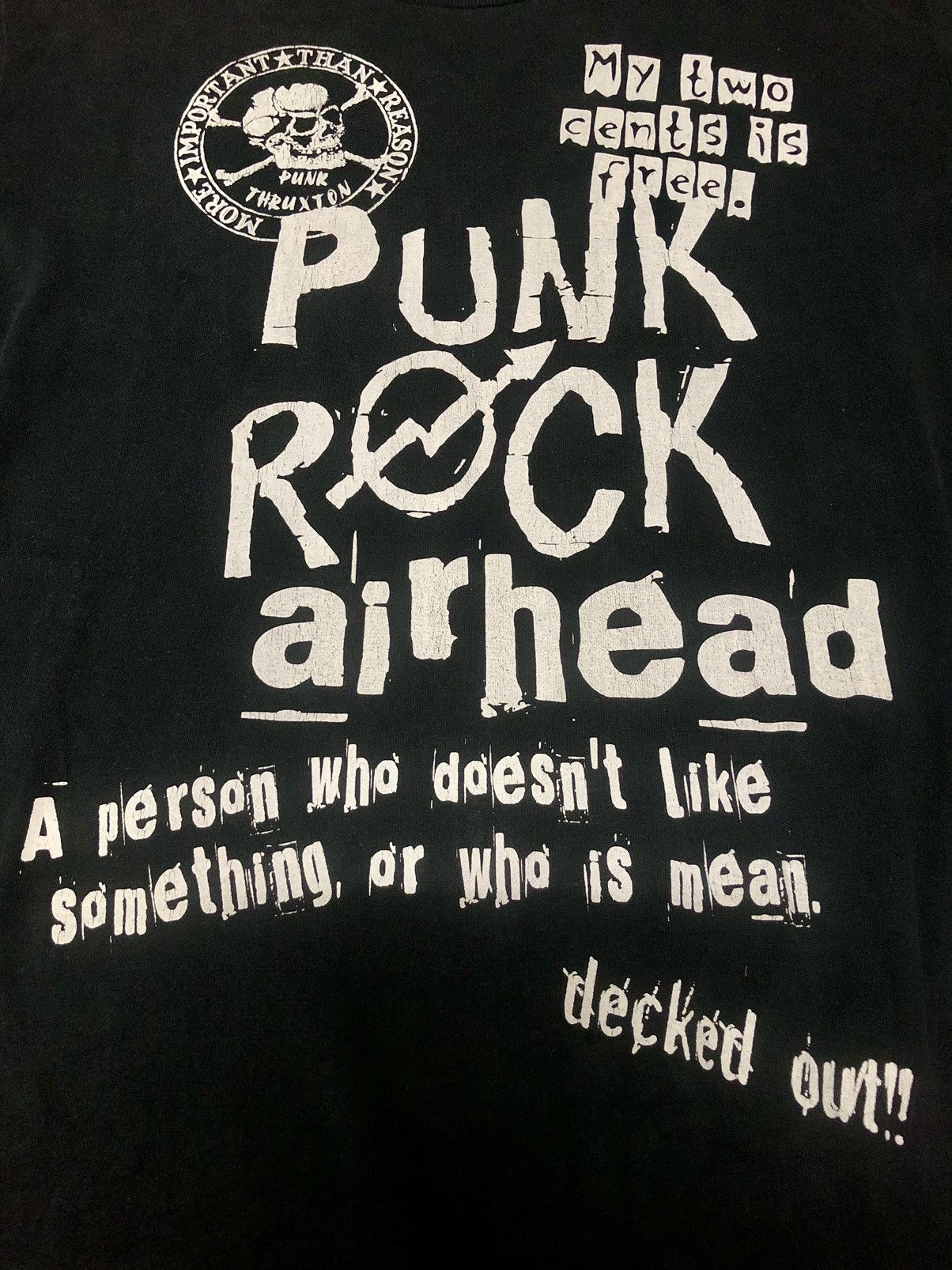 Japanese Brand Thruxton Punk Rock Long Sleeve Tee Shirt Airhead Size US L / EU 52-54 / 3 - 3 Thumbnail