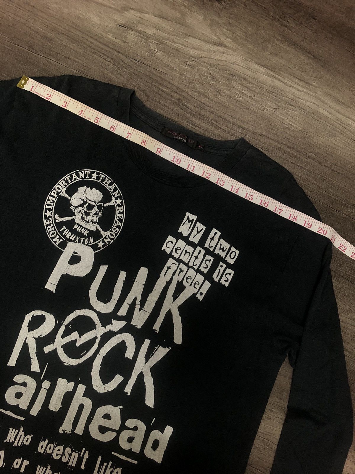 Japanese Brand Thruxton Punk Rock Long Sleeve Tee Shirt Airhead Size US L / EU 52-54 / 3 - 8 Thumbnail