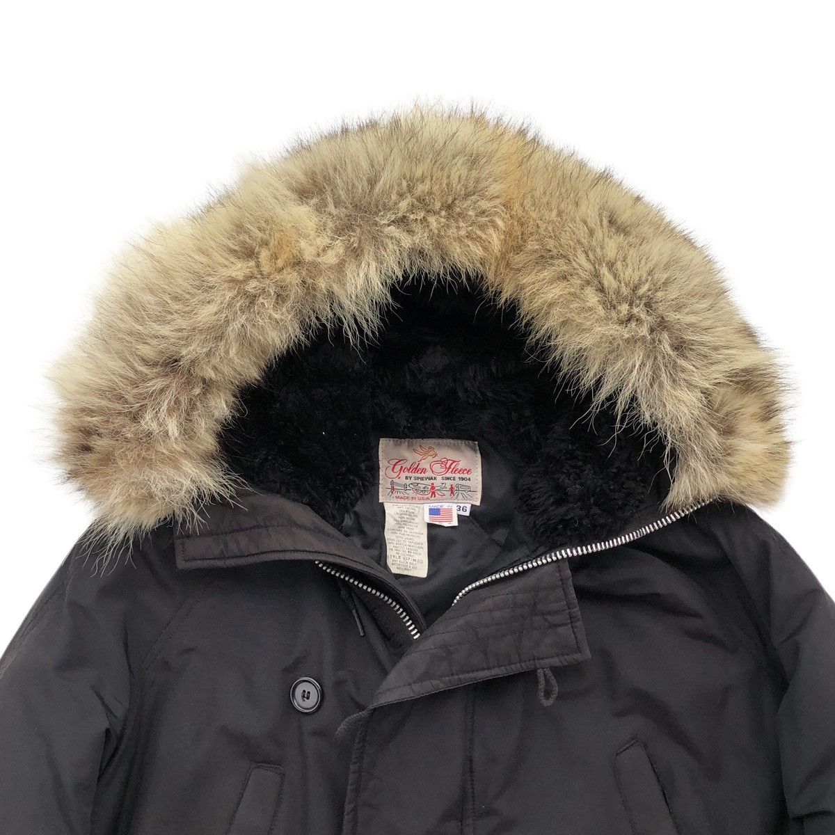 I. Spiewak And Sons Golden Fleece Jacket Flyer's Cold Weather N-3b Jacket 🇺🇸 Size US M / EU 48-50 / 2 - 7 Thumbnail