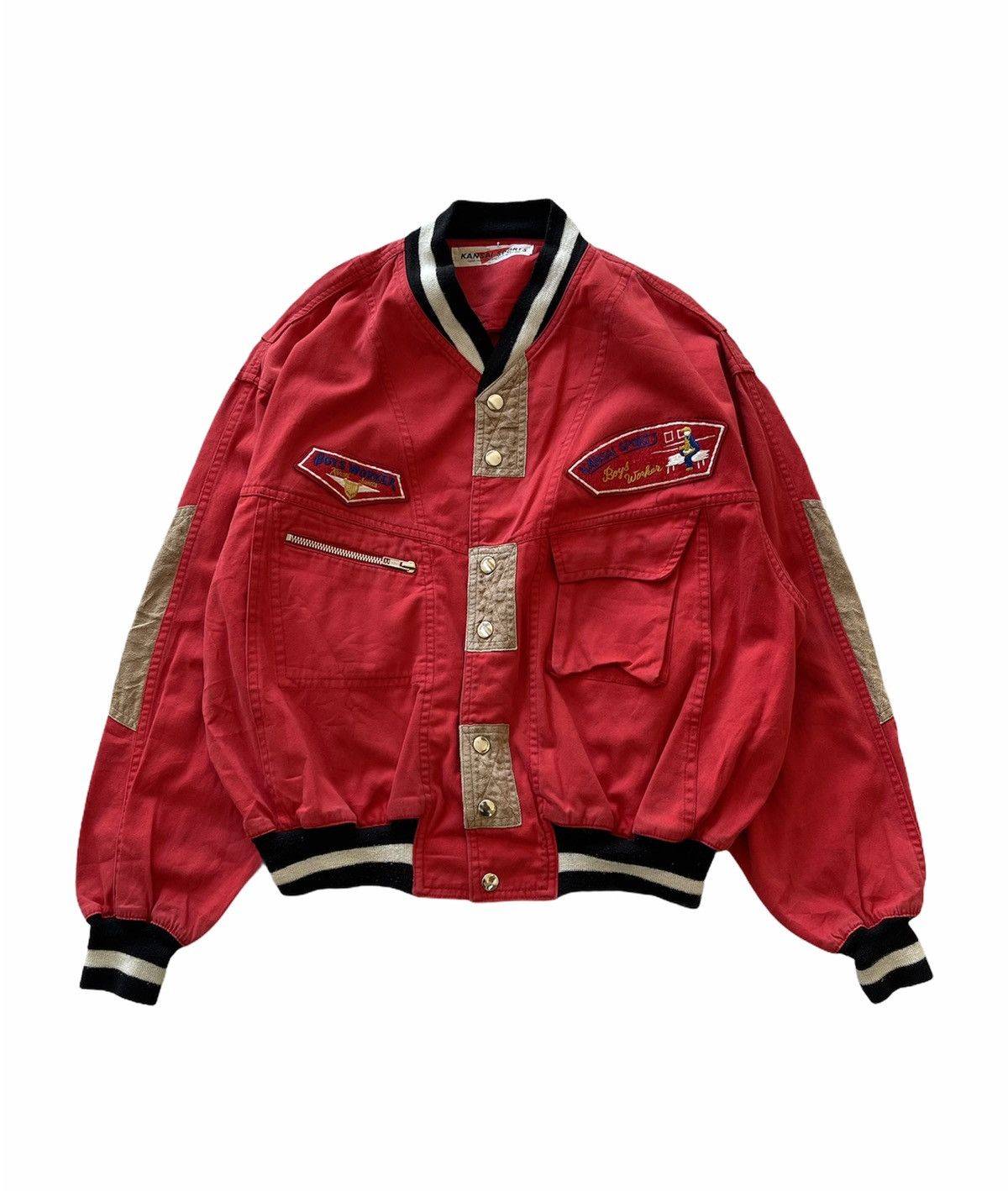 Kansai Yamamoto RARE!!! VINTAGE 90s KANSAI BOMBER JACKET Size US L / EU 52-54 / 3 - 1 Thumbnail