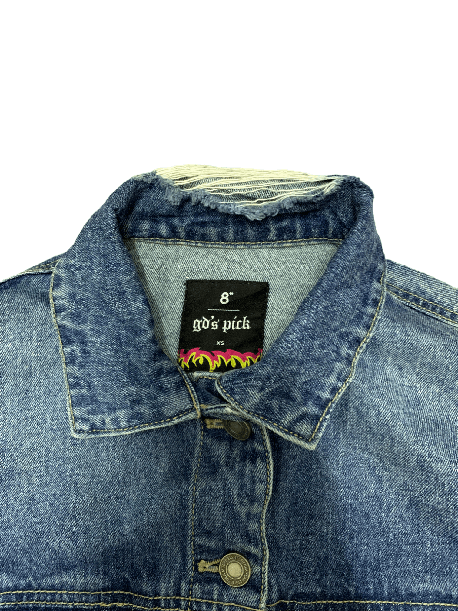 Japanese Brand Vintage Japanese Brand Multi Pocket Distressed Denim Jacket Size S / US 4 / IT 40 - 6 Thumbnail