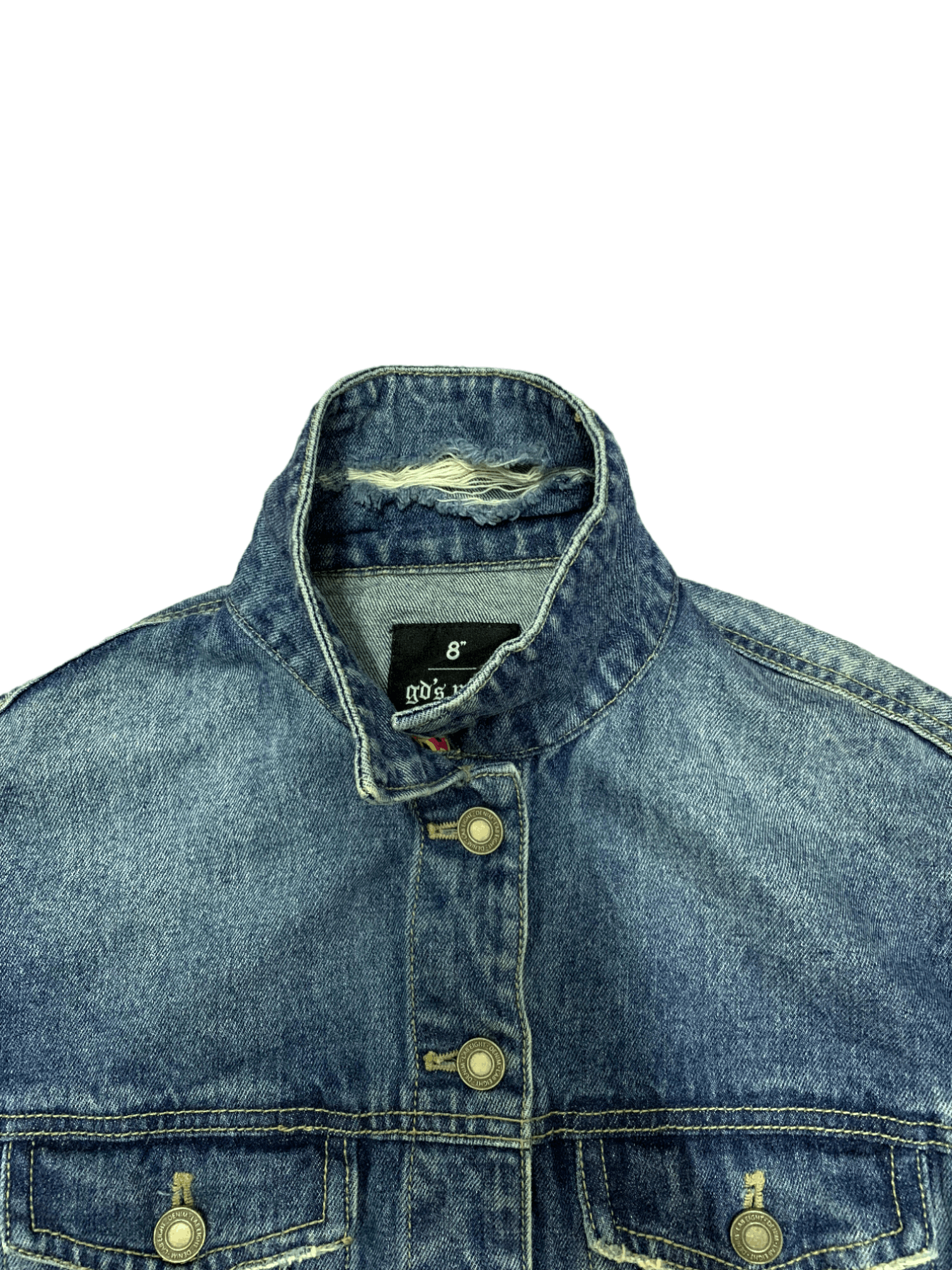 Japanese Brand Vintage Japanese Brand Multi Pocket Distressed Denim Jacket Size S / US 4 / IT 40 - 5 Thumbnail
