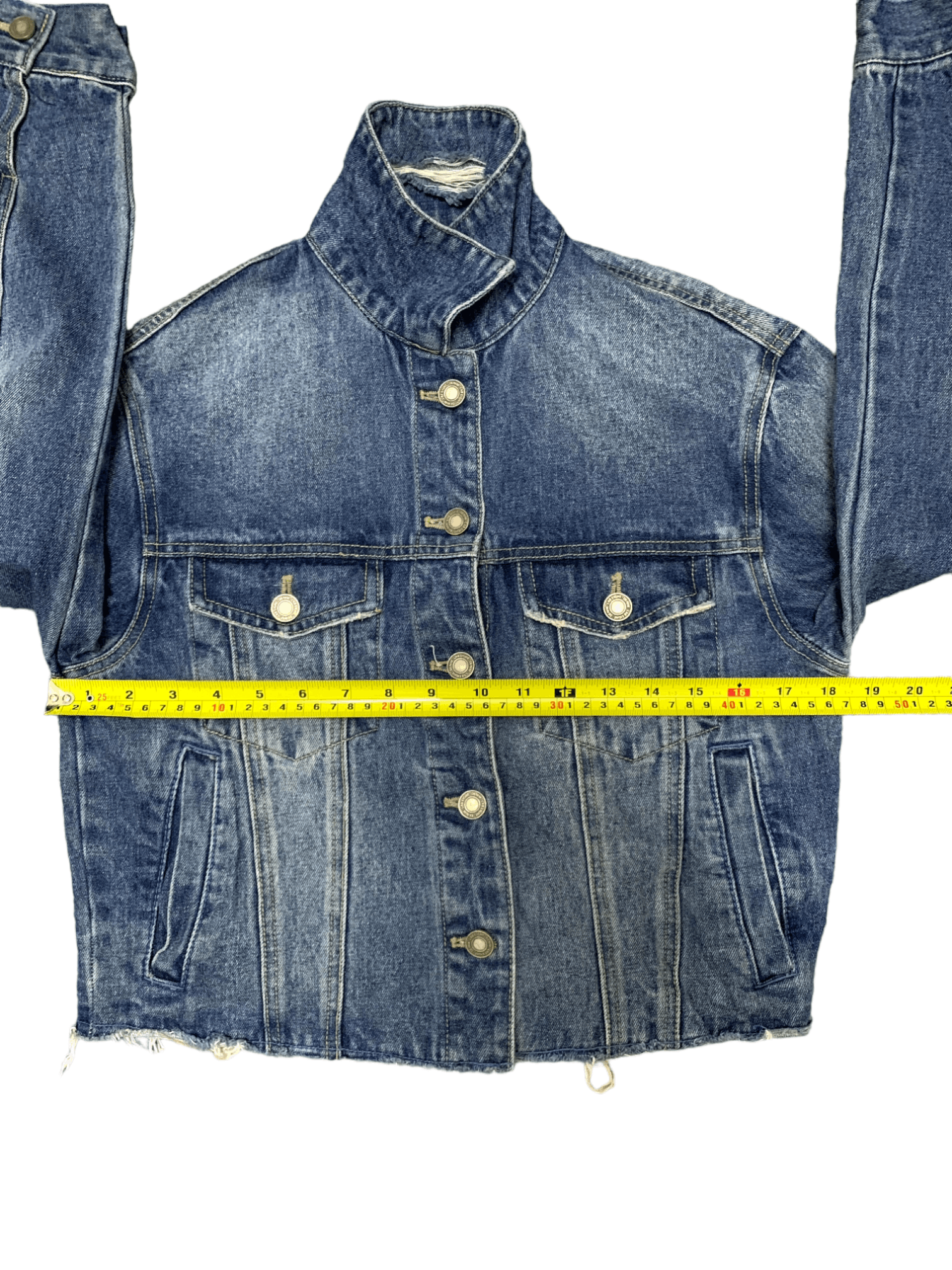 Japanese Brand Vintage Japanese Brand Multi Pocket Distressed Denim Jacket Size S / US 4 / IT 40 - 14 Thumbnail