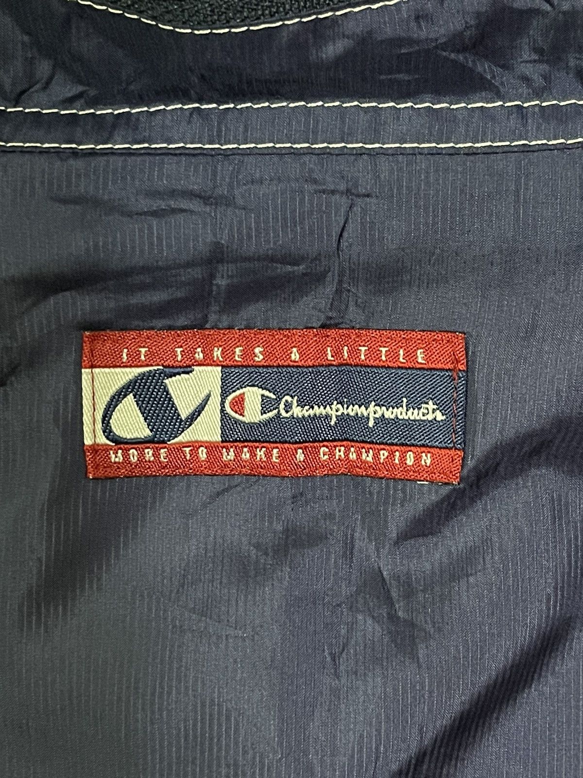 Champion 🔥Rare🔥 Vintage Champion Colour Block Hooded Jacket Size US L / EU 52-54 / 3 - 12 Thumbnail
