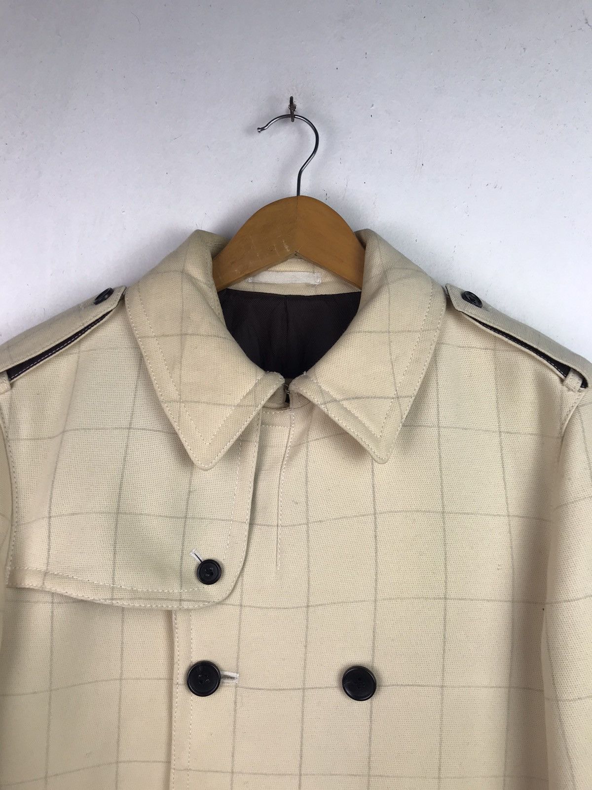 Vintage Vintage Rare Design Luxury Trench Coat Jacket Size US M / EU 48-50 / 2 - 3 Thumbnail