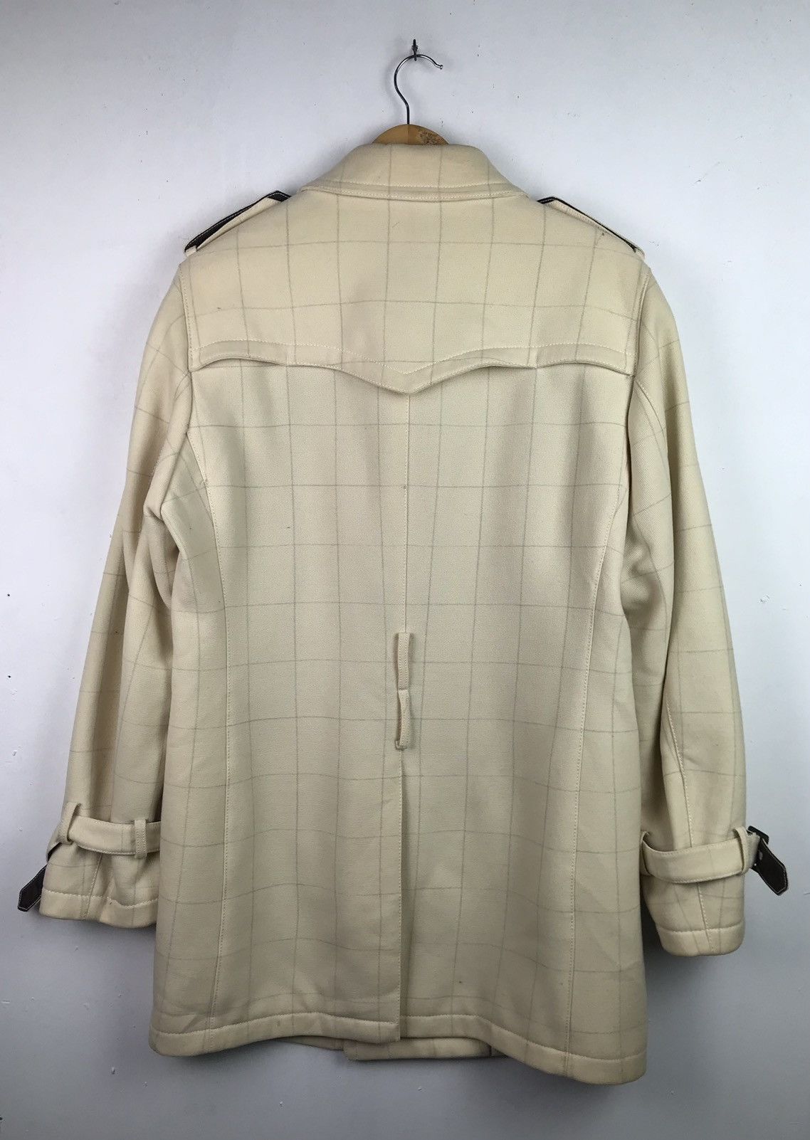 Vintage Vintage Rare Design Luxury Trench Coat Jacket Size US M / EU 48-50 / 2 - 2 Thumbnail