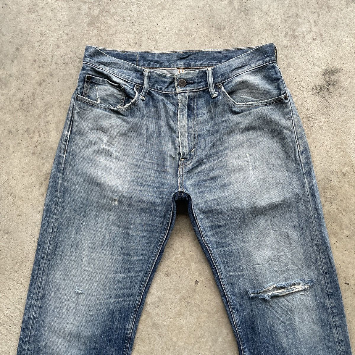 Levi's Vintage Clothing Vintage Levi’s 505 Distressed Faded Denim Jeans Pants W32 Size US 32 / EU 48 - 2 Thumbnail