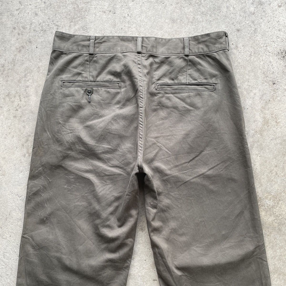 Beams Plus × Japanese Brand × Vintage Vintage Japanese Brand BEAMS Army Green Trousers Pants W30 Size US 30 / EU 46 - 10 Thumbnail