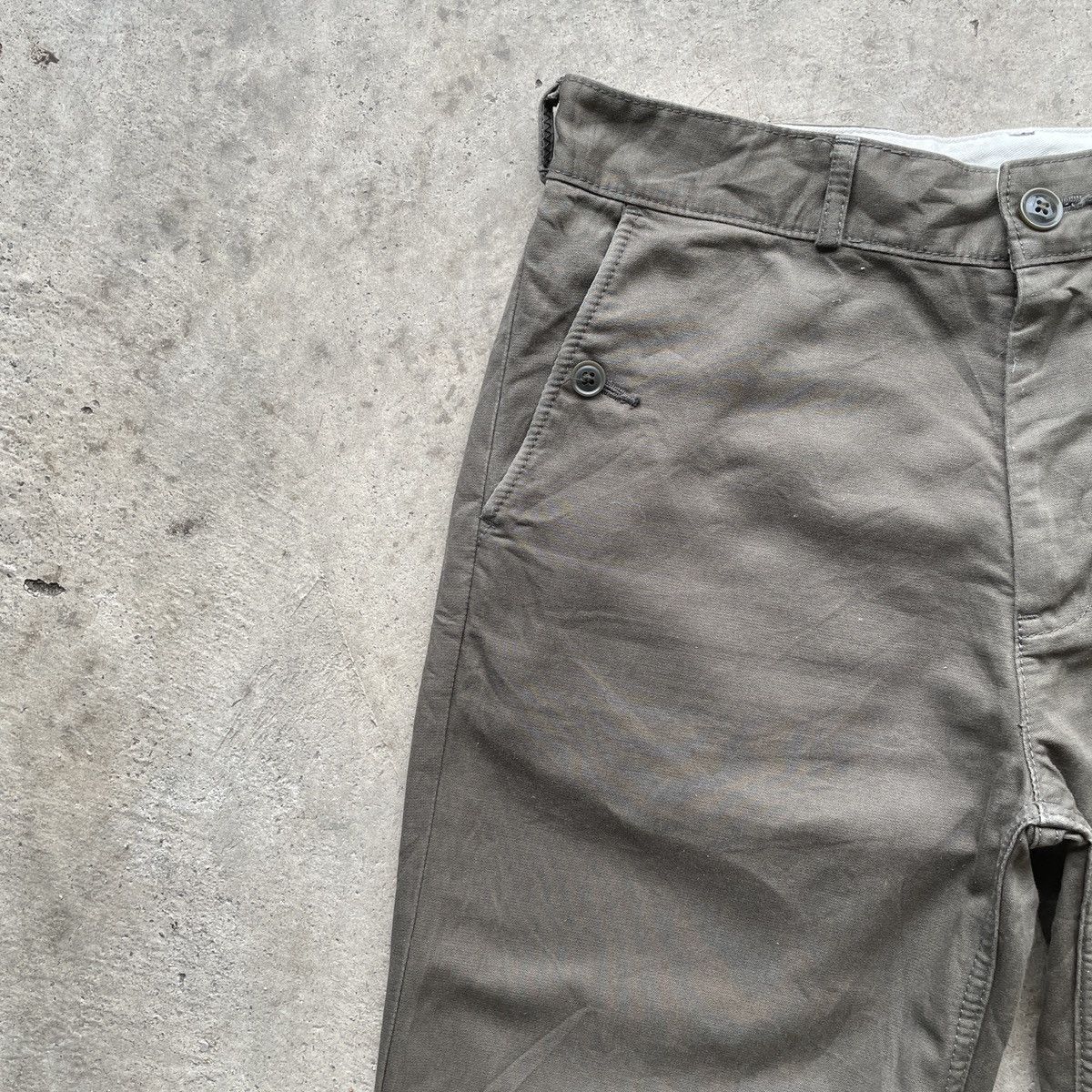 Beams Plus × Japanese Brand × Vintage Vintage Japanese Brand BEAMS Army Green Trousers Pants W30 Size US 30 / EU 46 - 5 Thumbnail