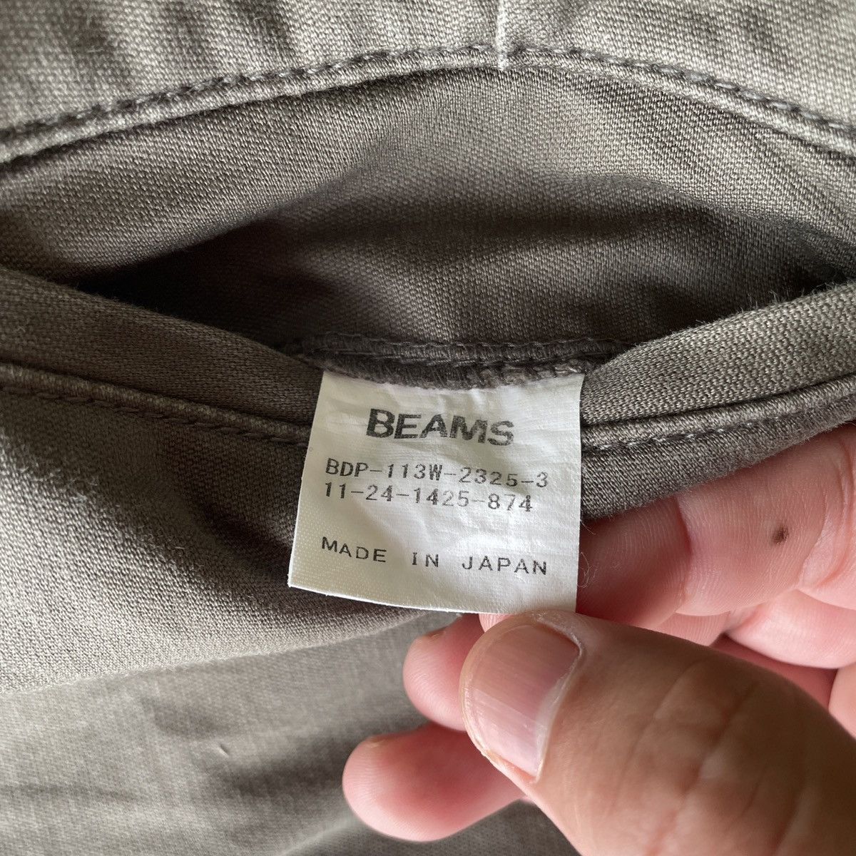 Beams Plus × Japanese Brand × Vintage Vintage Japanese Brand BEAMS Army Green Trousers Pants W30 Size US 30 / EU 46 - 7 Thumbnail