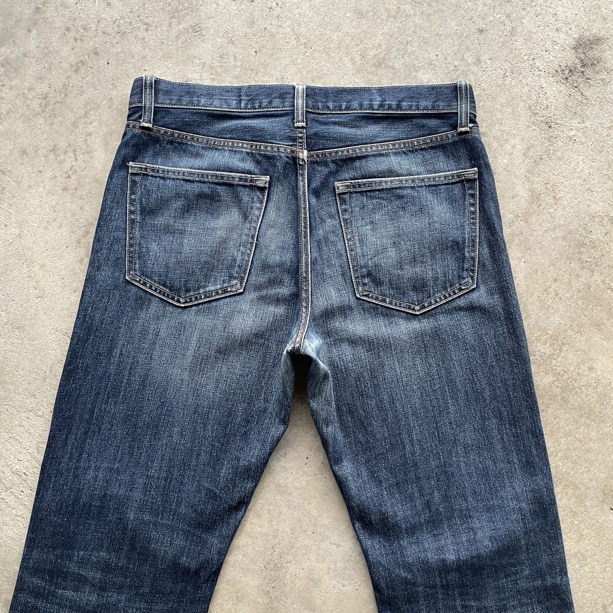 Japanese Brand × Jean Vintage Japanese Faded Jeans W32x28 Japanese Denim Pants Size US 32 / EU 48 - 11 Thumbnail