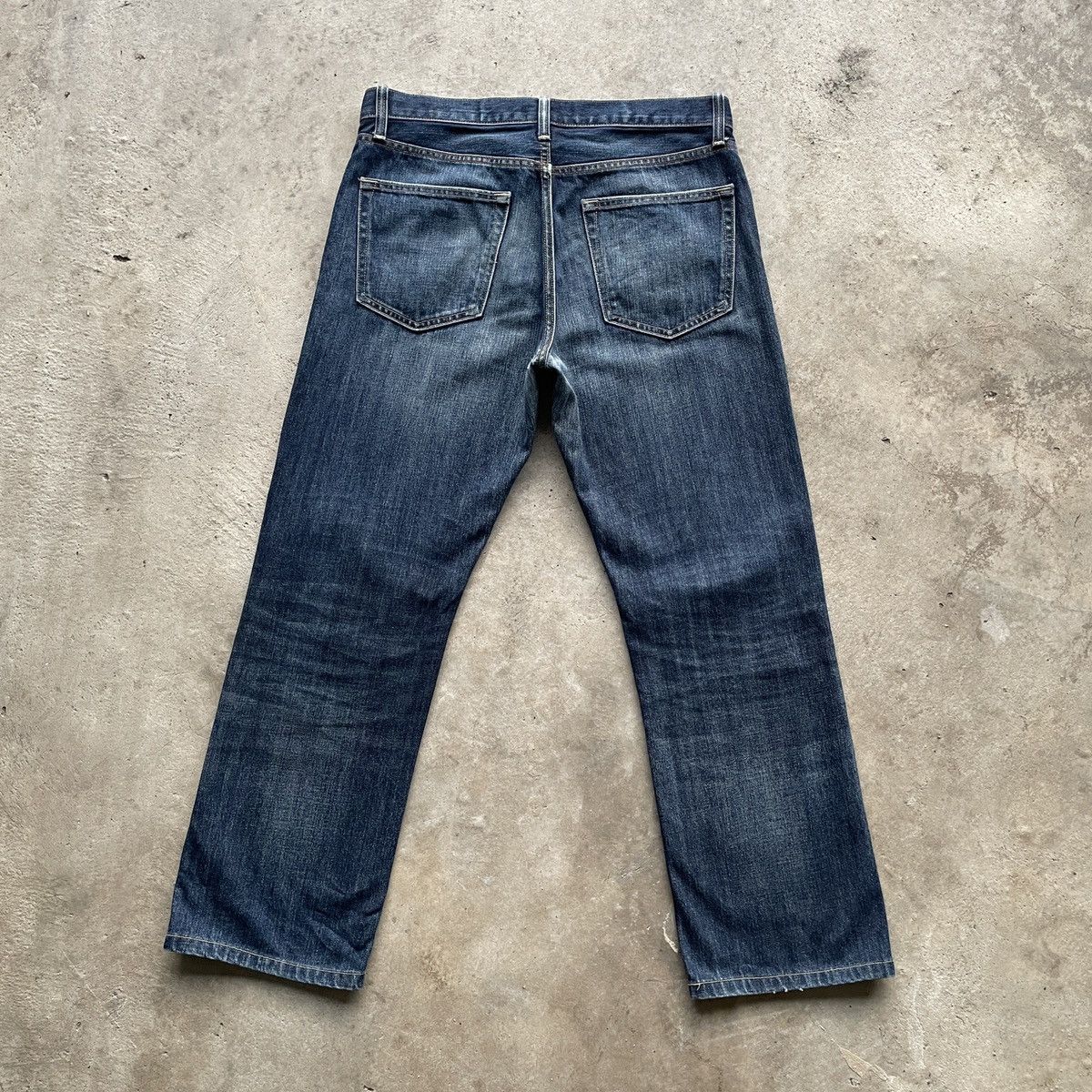 Japanese Brand × Jean Vintage Japanese Faded Jeans W32x28 Japanese Denim Pants Size US 32 / EU 48 - 12 Thumbnail