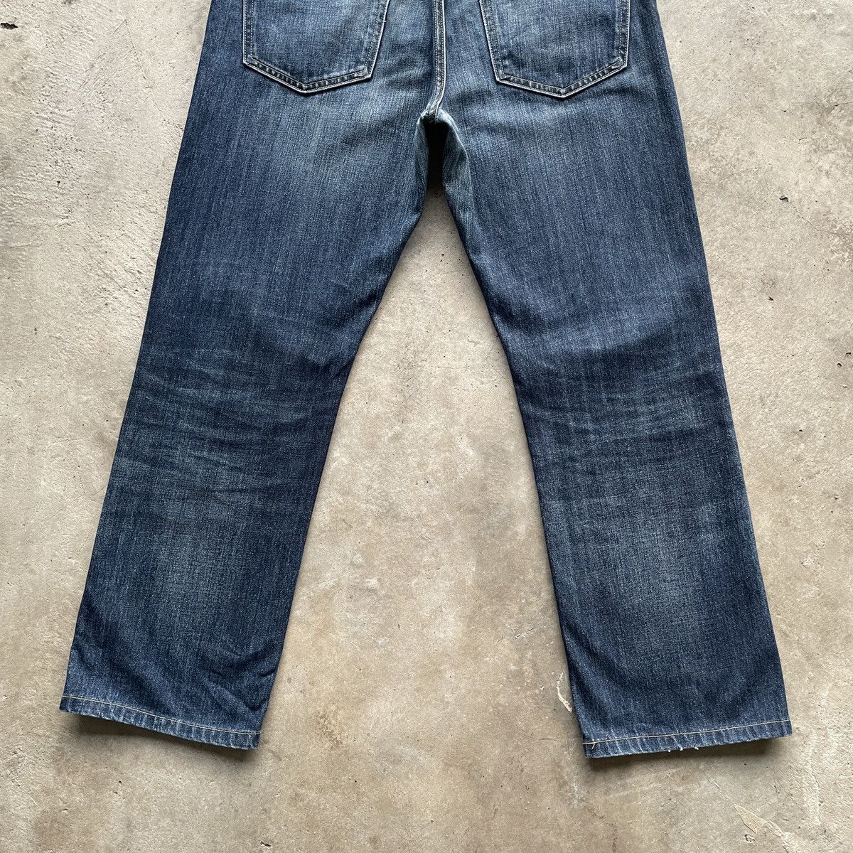 Japanese Brand × Jean Vintage Japanese Faded Jeans W32x28 Japanese Denim Pants Size US 32 / EU 48 - 10 Thumbnail