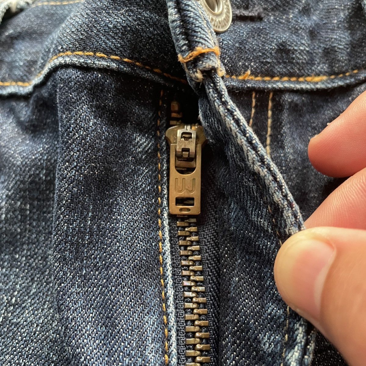 Japanese Brand × Jean Vintage Japanese Faded Jeans W32x28 Japanese Denim Pants Size US 32 / EU 48 - 7 Thumbnail