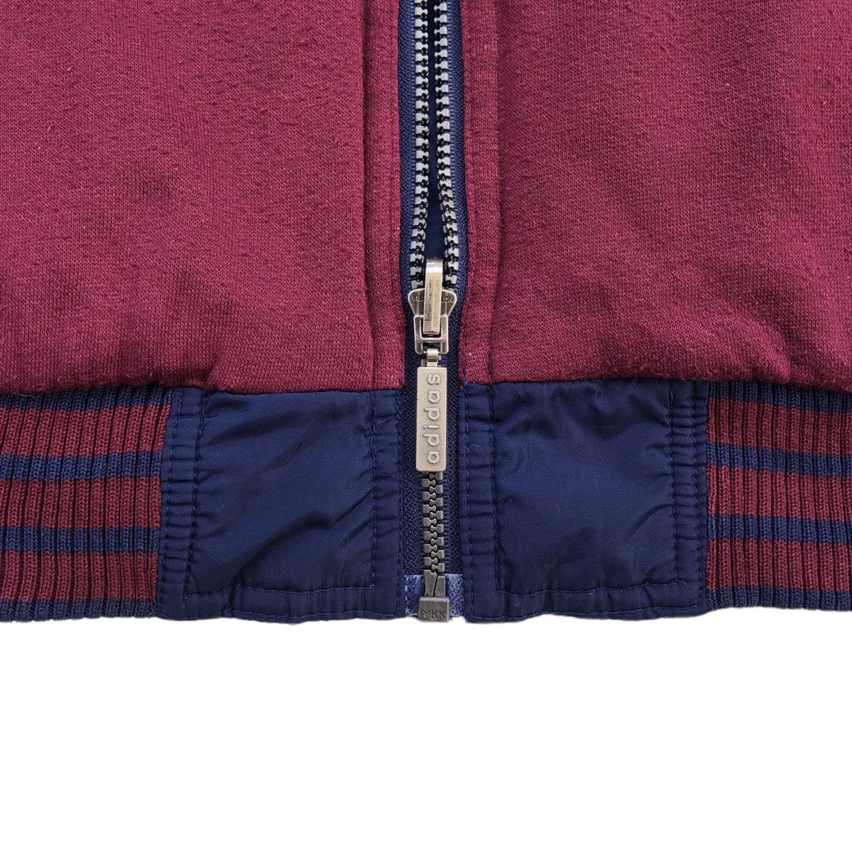 Adidas VTG 90s Adidas Big Logo Embroidery Reversible Bomber Jacket Size US L / EU 52-54 / 3 - 9 Thumbnail