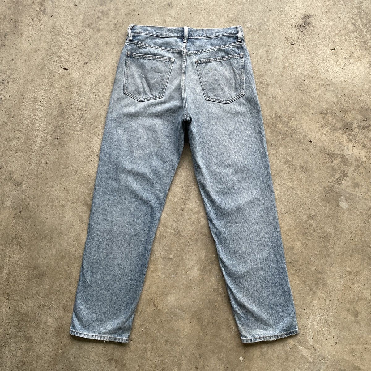 Japanese Brand Vintage Japanese Faded Jeans W31x29.5 Japanese Denim Pants Size US 31 - 11 Thumbnail