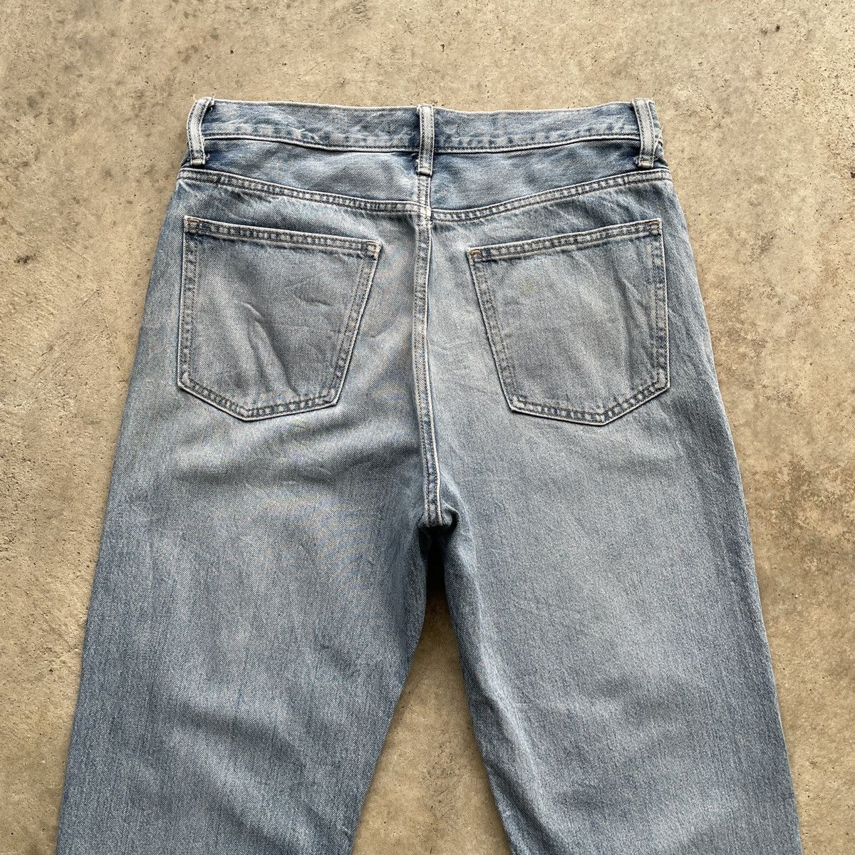 Japanese Brand Vintage Japanese Faded Jeans W31x29.5 Japanese Denim Pants Size US 31 - 10 Thumbnail