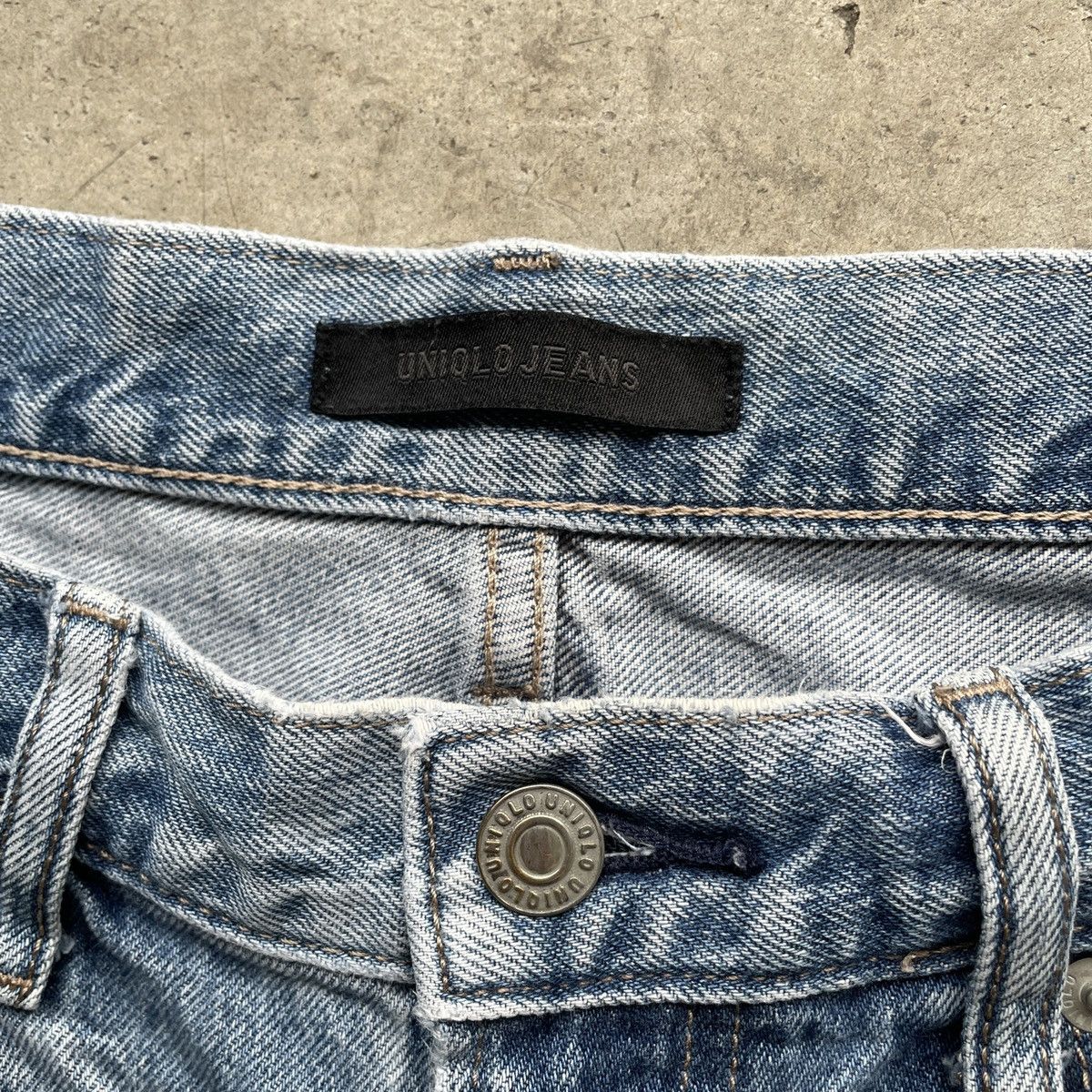 Japanese Brand Vintage Japanese Faded Jeans W31x29.5 Japanese Denim Pants Size US 31 - 7 Thumbnail