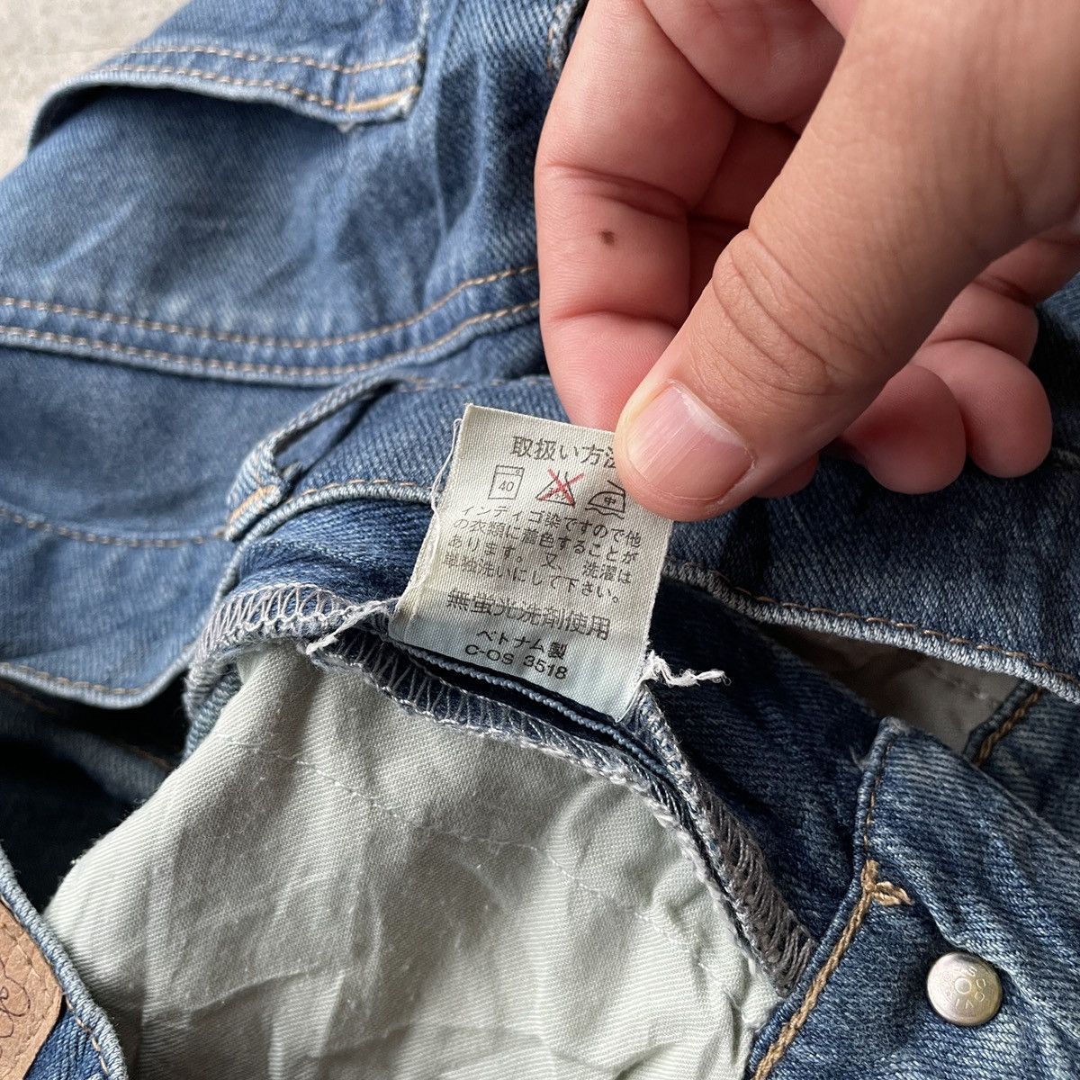 Japanese Brand Vintage Calton Japanese Brand Faded Denim Jeans Pants W29x29 Size US 29 - 8 Thumbnail