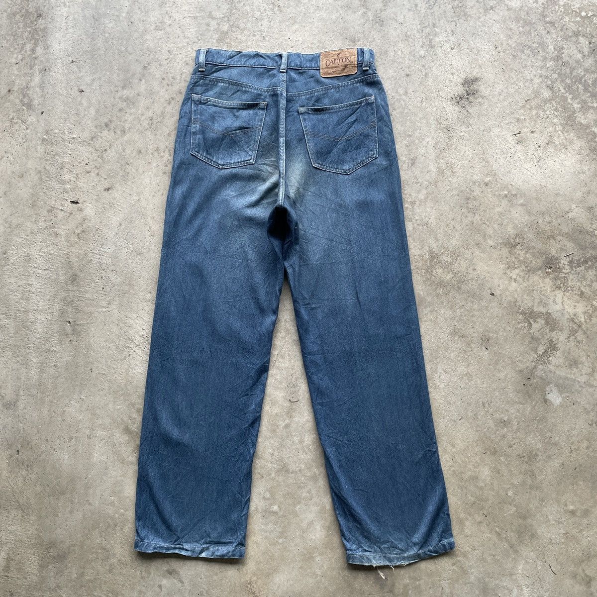 Japanese Brand Vintage Calton Japanese Brand Faded Denim Jeans Pants W29x29 Size US 29 - 12 Thumbnail