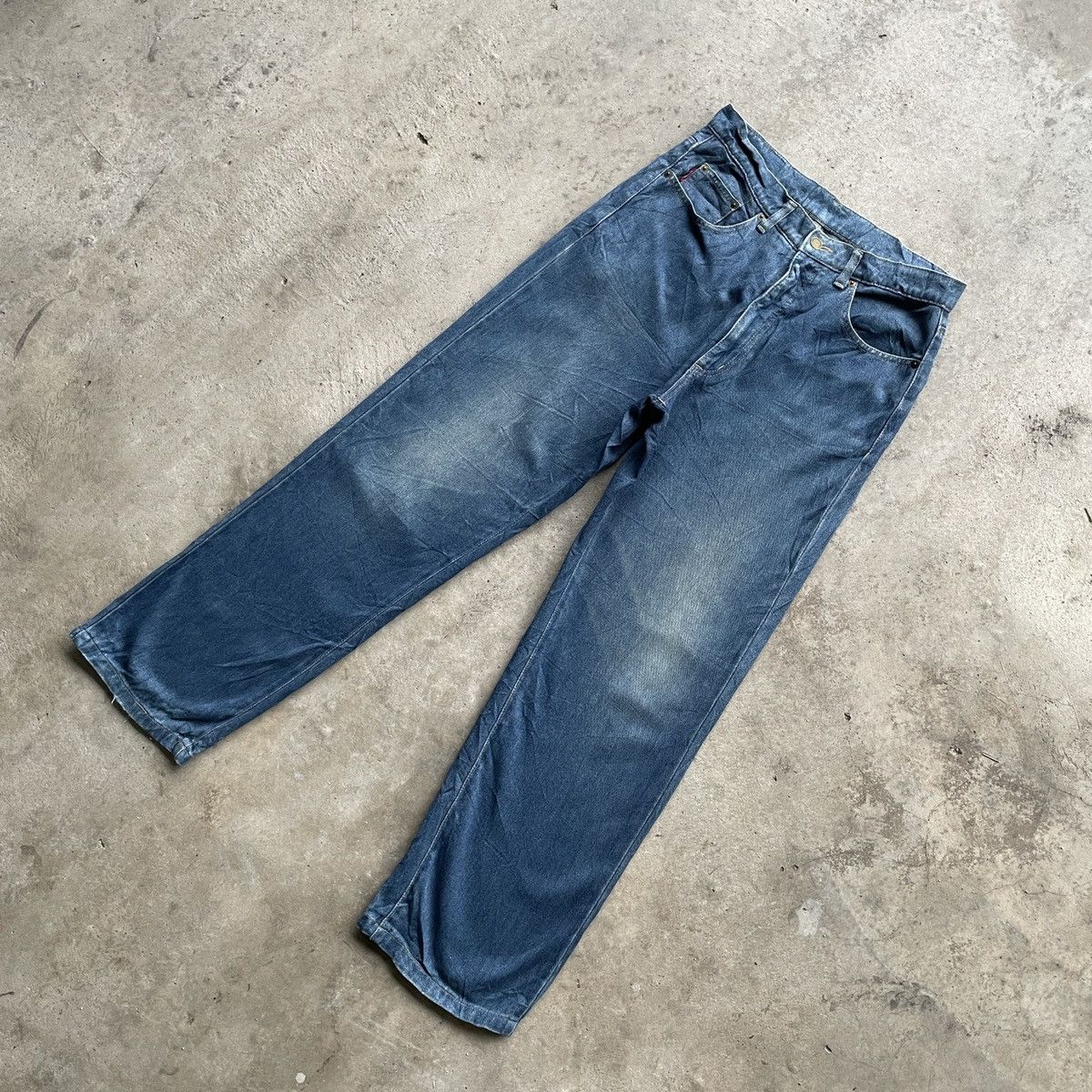 Japanese Brand Vintage Calton Japanese Brand Faded Denim Jeans Pants W29x29 Size US 29 - 2 Thumbnail