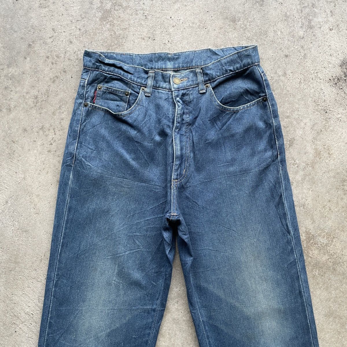 Japanese Brand Vintage Calton Japanese Brand Faded Denim Jeans Pants W29x29 Size US 29 - 3 Thumbnail