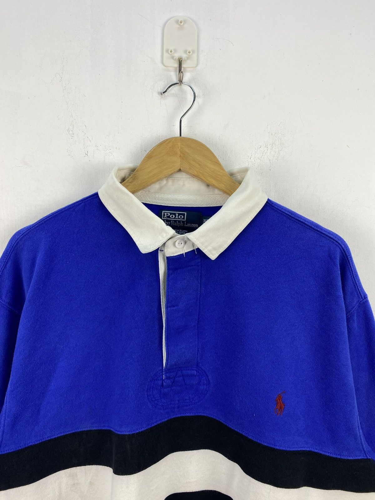 Polo Ralph Lauren Vintage Polo Ralph Lauren Polo Rugby Tshirt Size XL TALL Size US XL / EU 56 / 4 - 6 Thumbnail