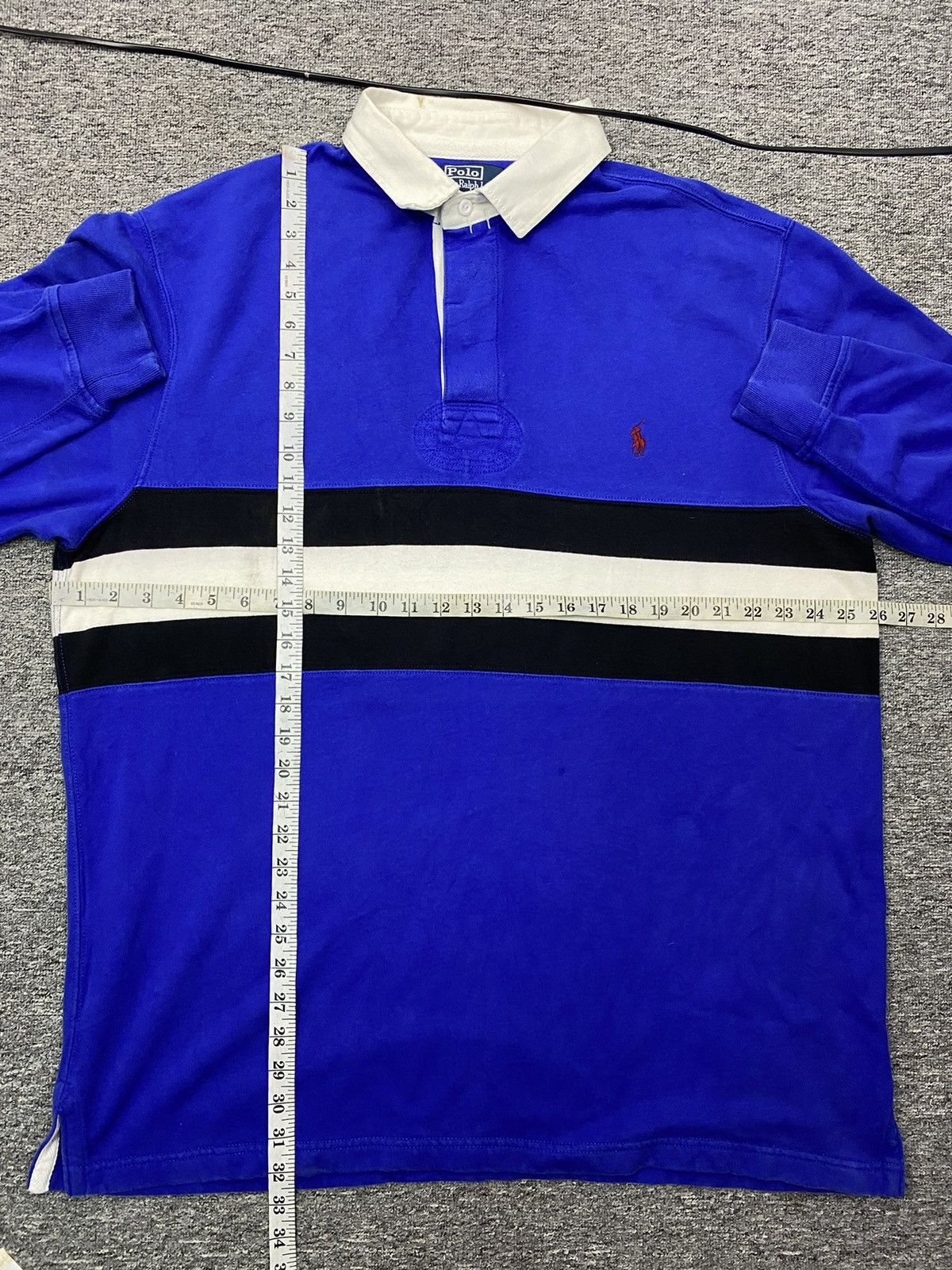 Polo Ralph Lauren Vintage Polo Ralph Lauren Polo Rugby Tshirt Size XL TALL Size US XL / EU 56 / 4 - 14 Thumbnail
