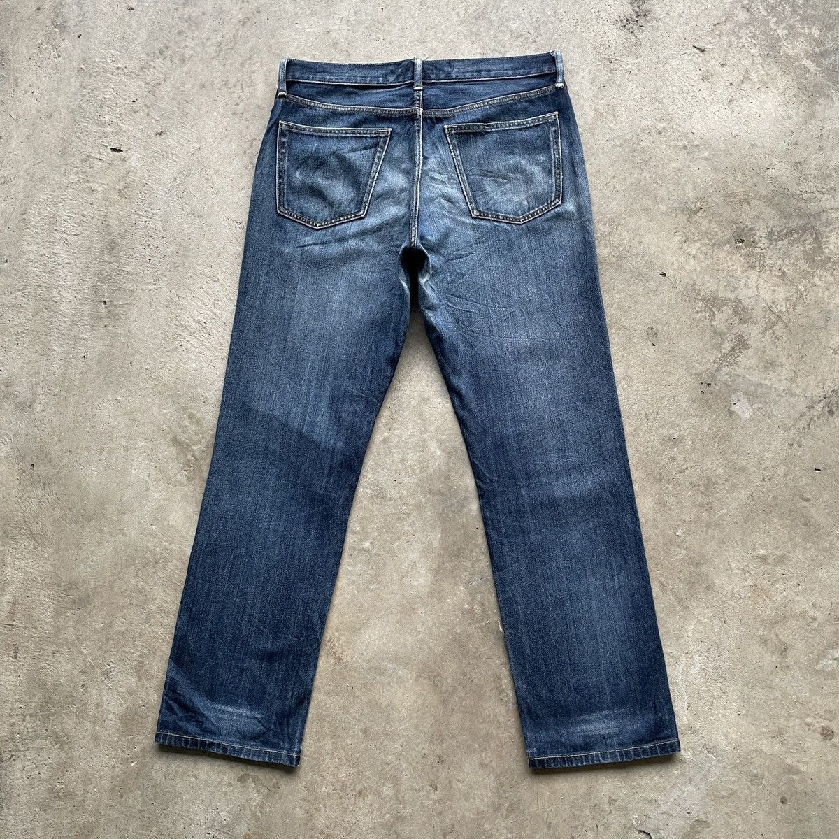 Japanese Brand Vintage Japanese Brand Faded Denim Jeans Pants W32x30.5 Size US 35 - 11 Thumbnail