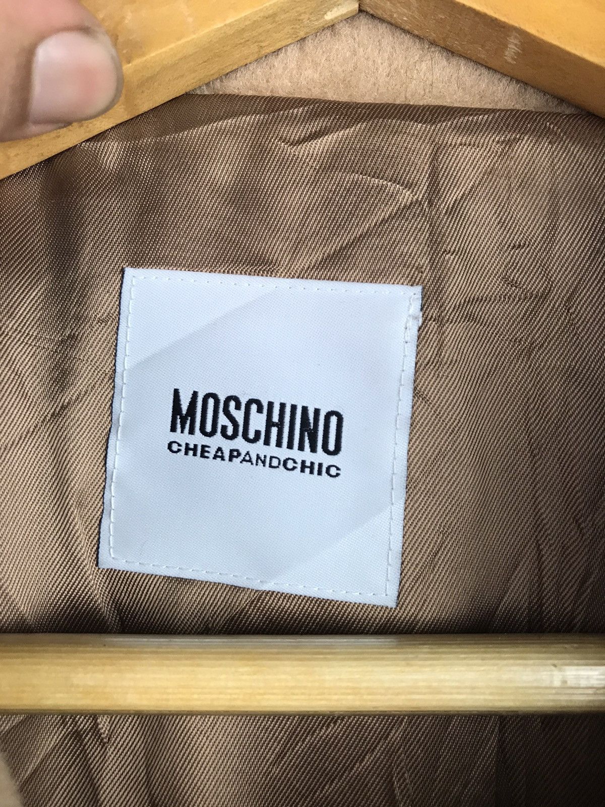 Moschino Vintage Moschino Mohair Long jacket Rare Design Size US S / EU 44-46 / 1 - 4 Thumbnail