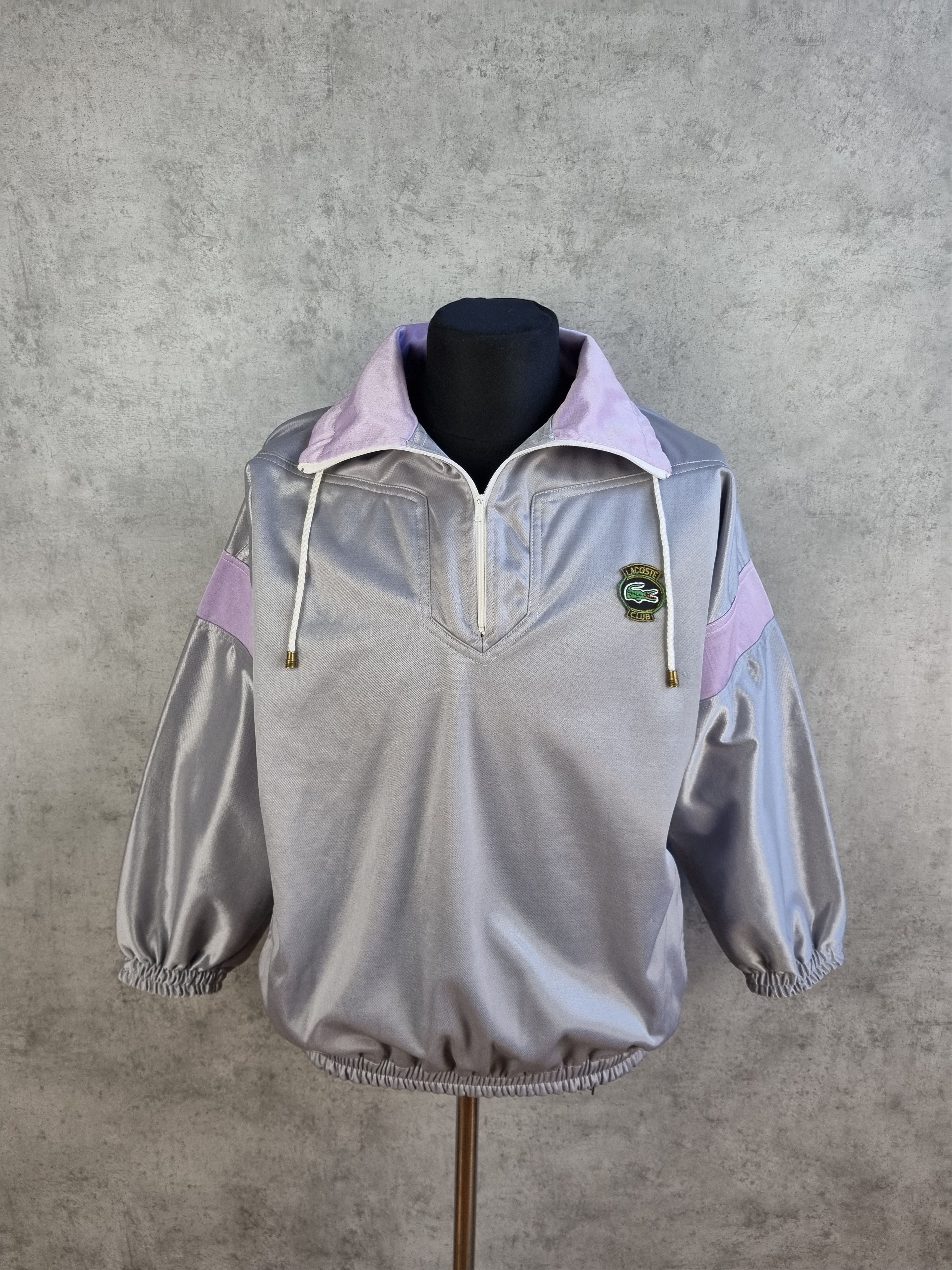Lacoste × Vintage 80s Rare LACOSTE Vintage Light Jacket like SUPREME Size US L / EU 52-54 / 3 - 3 Thumbnail
