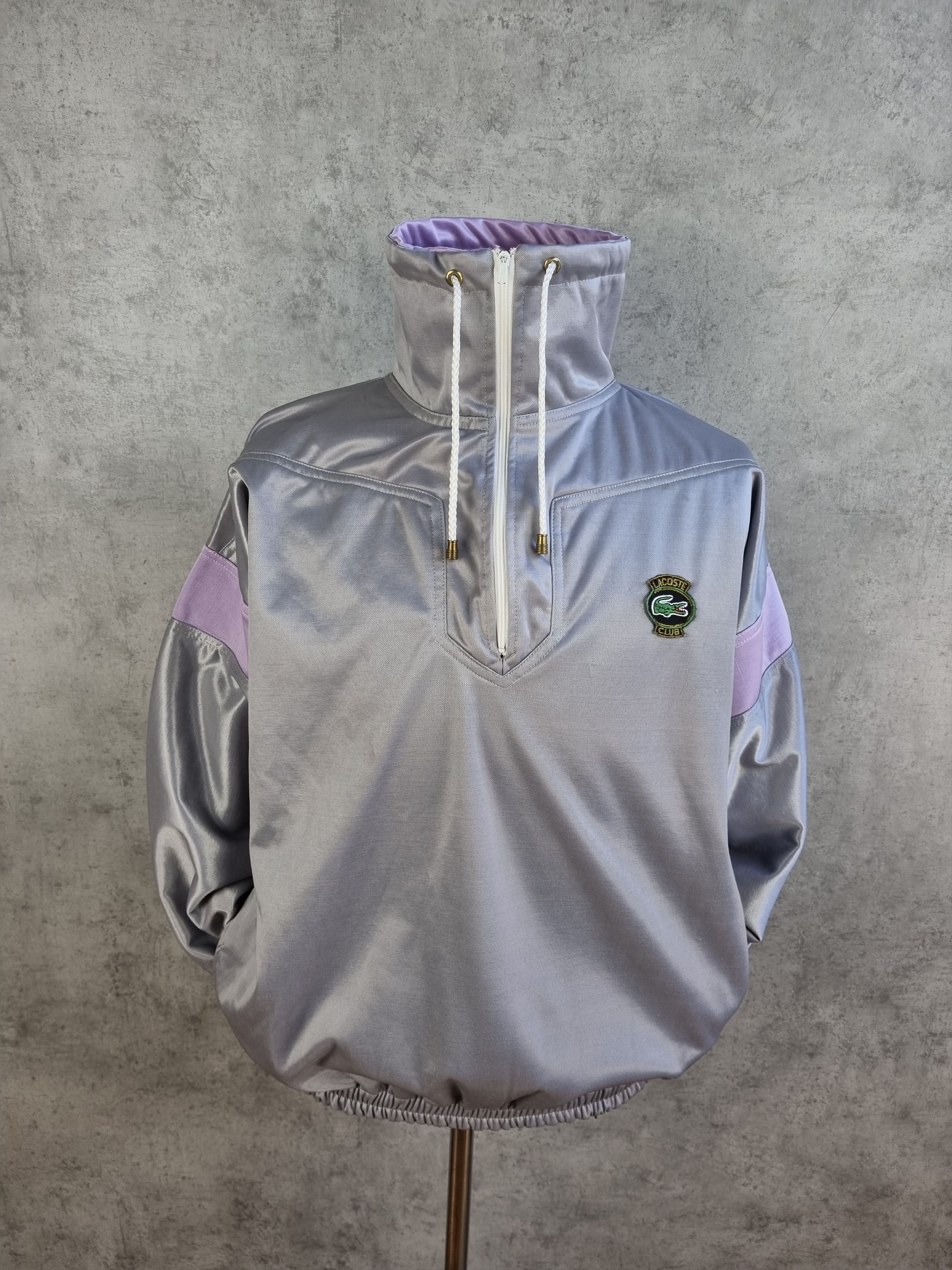 Lacoste × Vintage 80s Rare LACOSTE Vintage Light Jacket like SUPREME Size US L / EU 52-54 / 3 - 1 Thumbnail