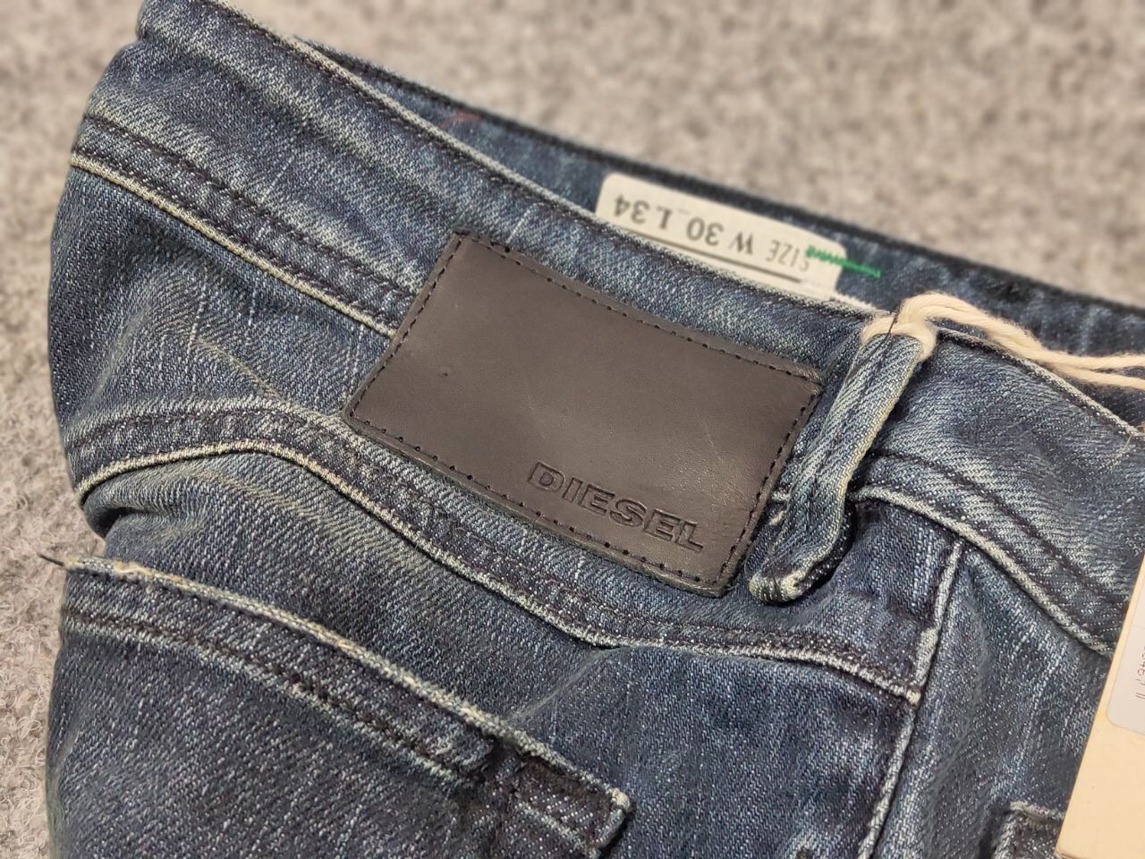 Diesel Vintage Y2K New Diesel News Distressed Denim Jeans Size US 30 / EU 46 - 18 Thumbnail