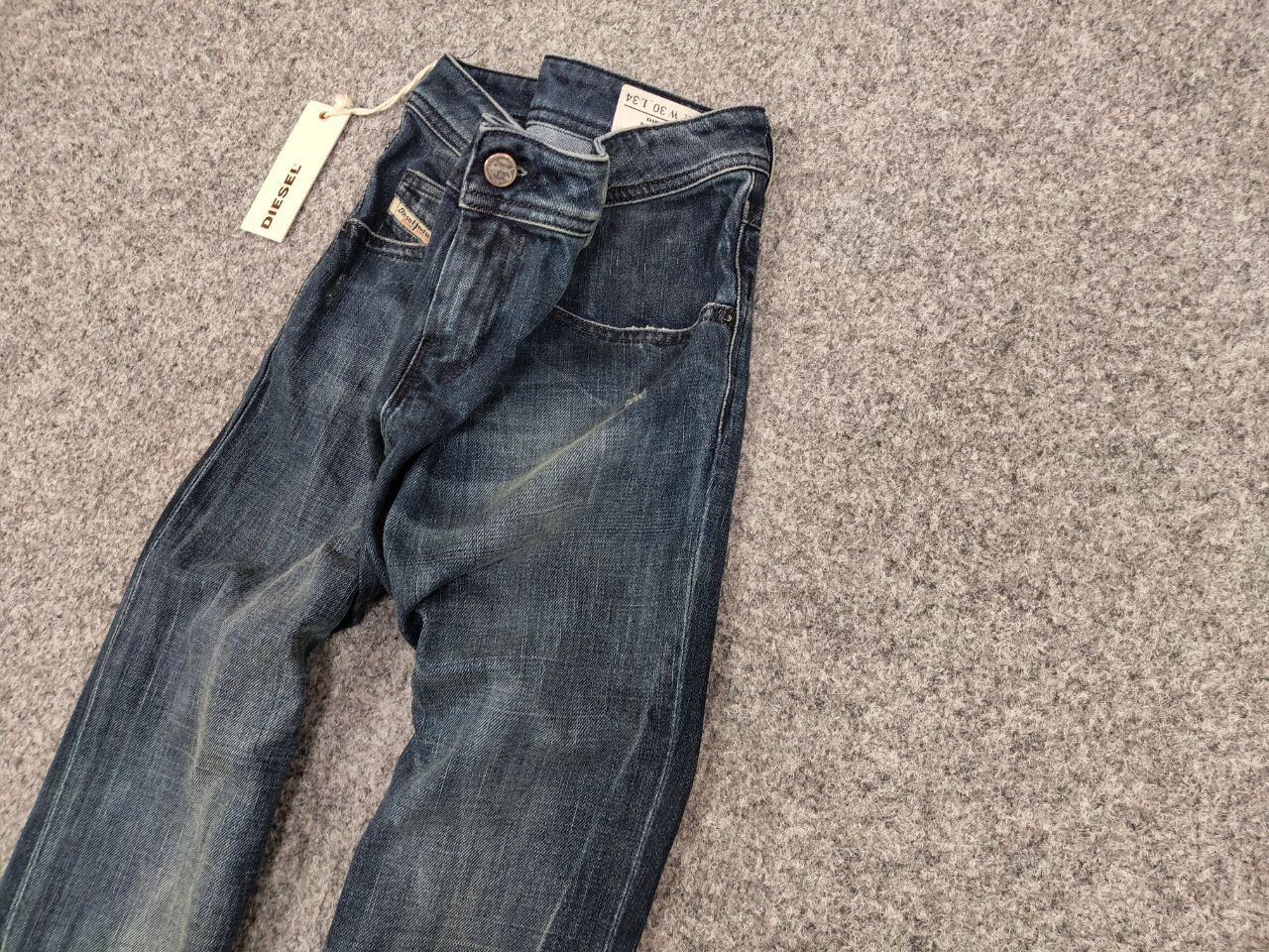 Diesel Vintage Y2K New Diesel News Distressed Denim Jeans Size US 30 / EU 46 - 4 Thumbnail