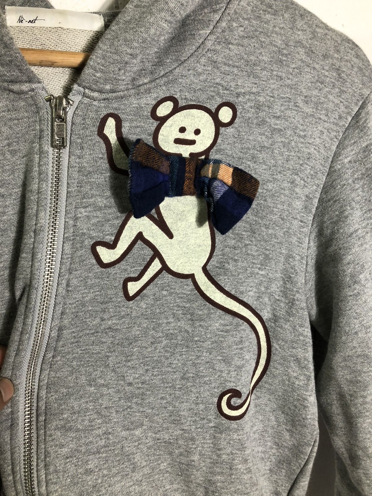 Issey Miyake SS17 Ne-Net Ribbon Monkey Zipper Hoodie Size US M / EU 48-50 / 2 - 3 Thumbnail