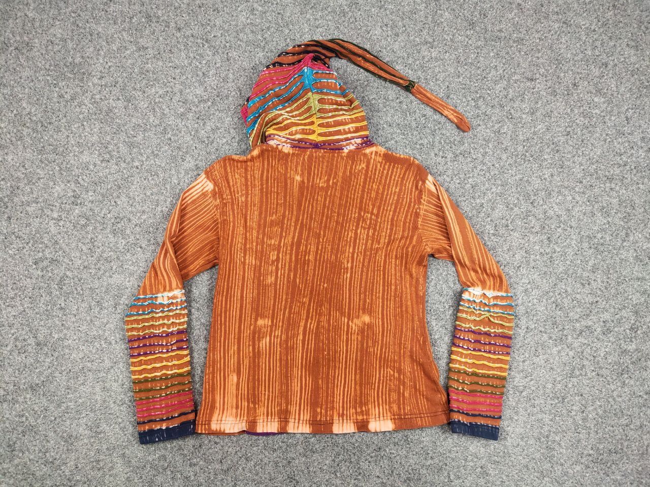 Japanese Brand Vintage Japan Handcrafted Patchwork Acid Hippies Zip Hoodie Size M / US 6-8 / IT 42-44 - 17 Thumbnail
