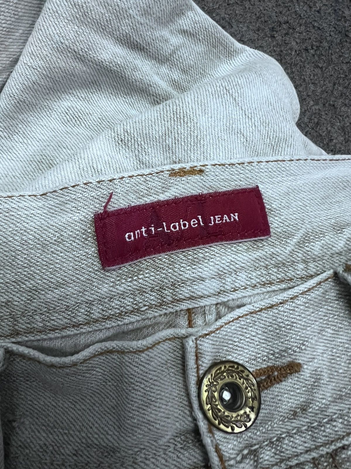 Japanese Brand × Vintage FLARED💥ANTI-LABEL DISTRESSED DENIM PANT Size US 30 / EU 46 - 9 Thumbnail