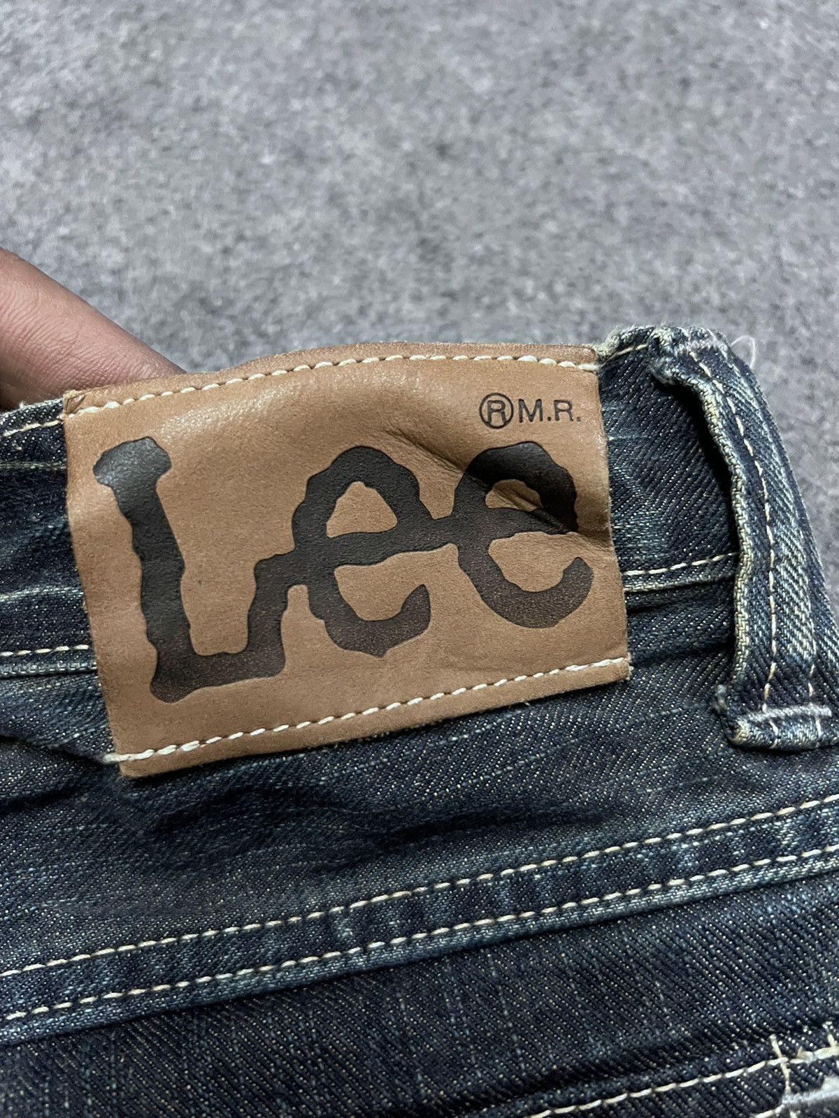 Japanese Brand × Vintage FLARED💥LEE RIDER RUSTY TWIST DISTRESSED DENIM PANT Size US 32 / EU 48 - 8 Thumbnail