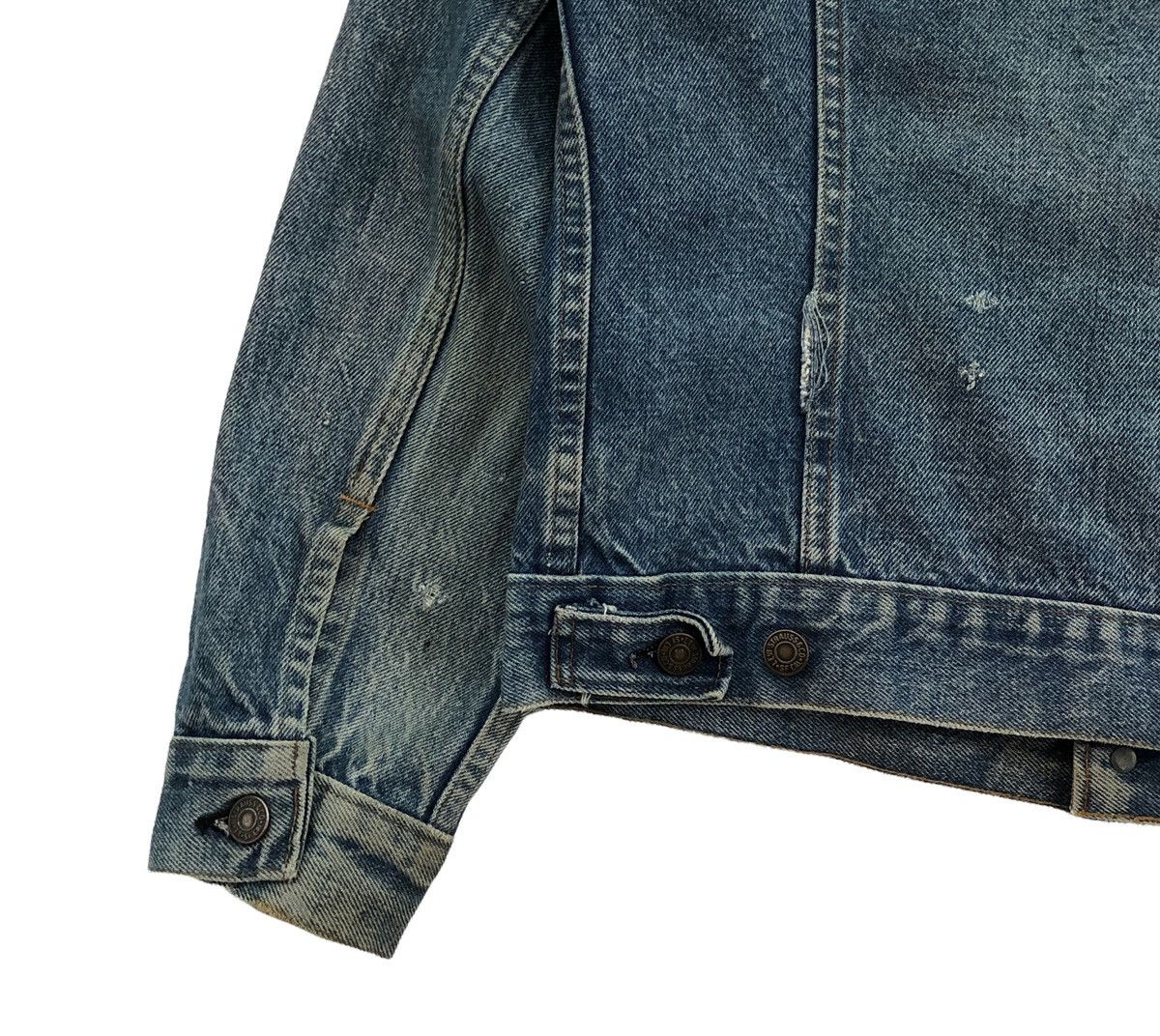 Levi's Vintage 70s Levis Denim Trucker Jacket Size US M / EU 48-50 / 2 - 11 Thumbnail