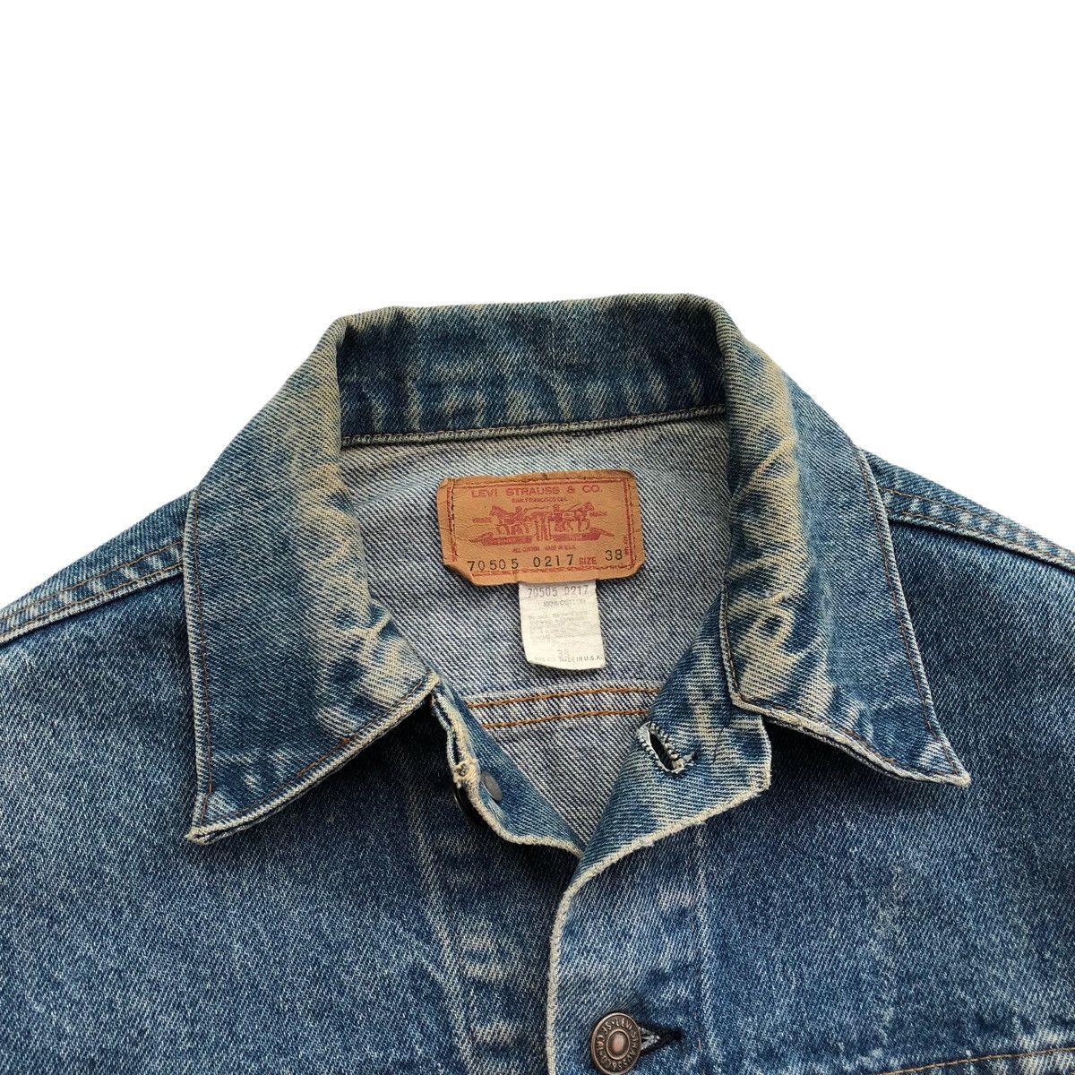 Levi's Vintage 70s Levis Denim Trucker Jacket Size US M / EU 48-50 / 2 - 4 Thumbnail