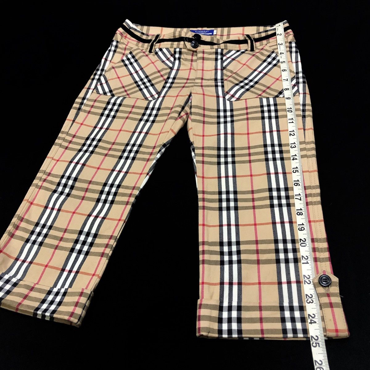 Burberry Burberry London Blue Label 3/4Quarter Pant Women Size 29" - 20 Thumbnail