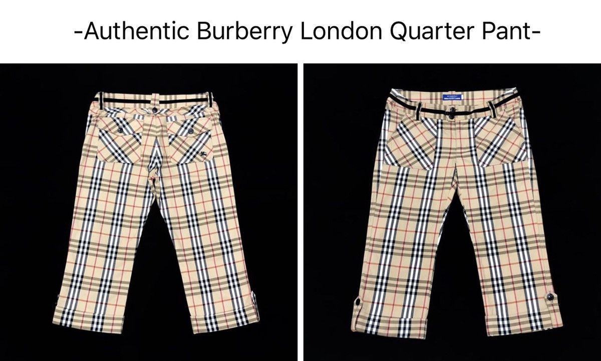 Burberry Burberry London Blue Label 3/4Quarter Pant Women Size 29" - 2 Thumbnail