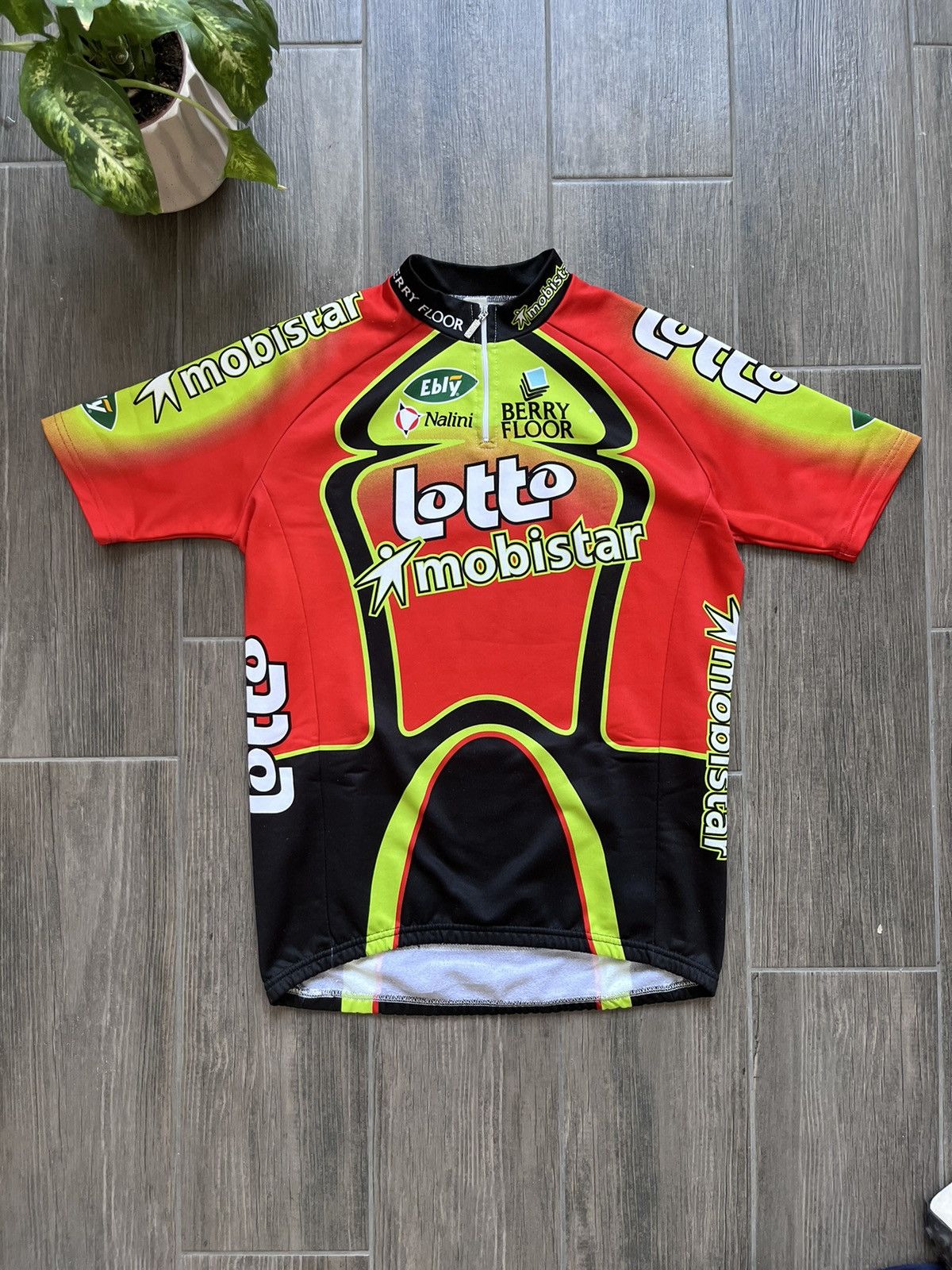 Lotto Sport Nalini Lotto Mobistar Cycling Team Bike Cycling Jersey Size US L / EU 52-54 / 3 - 1 Thumbnail