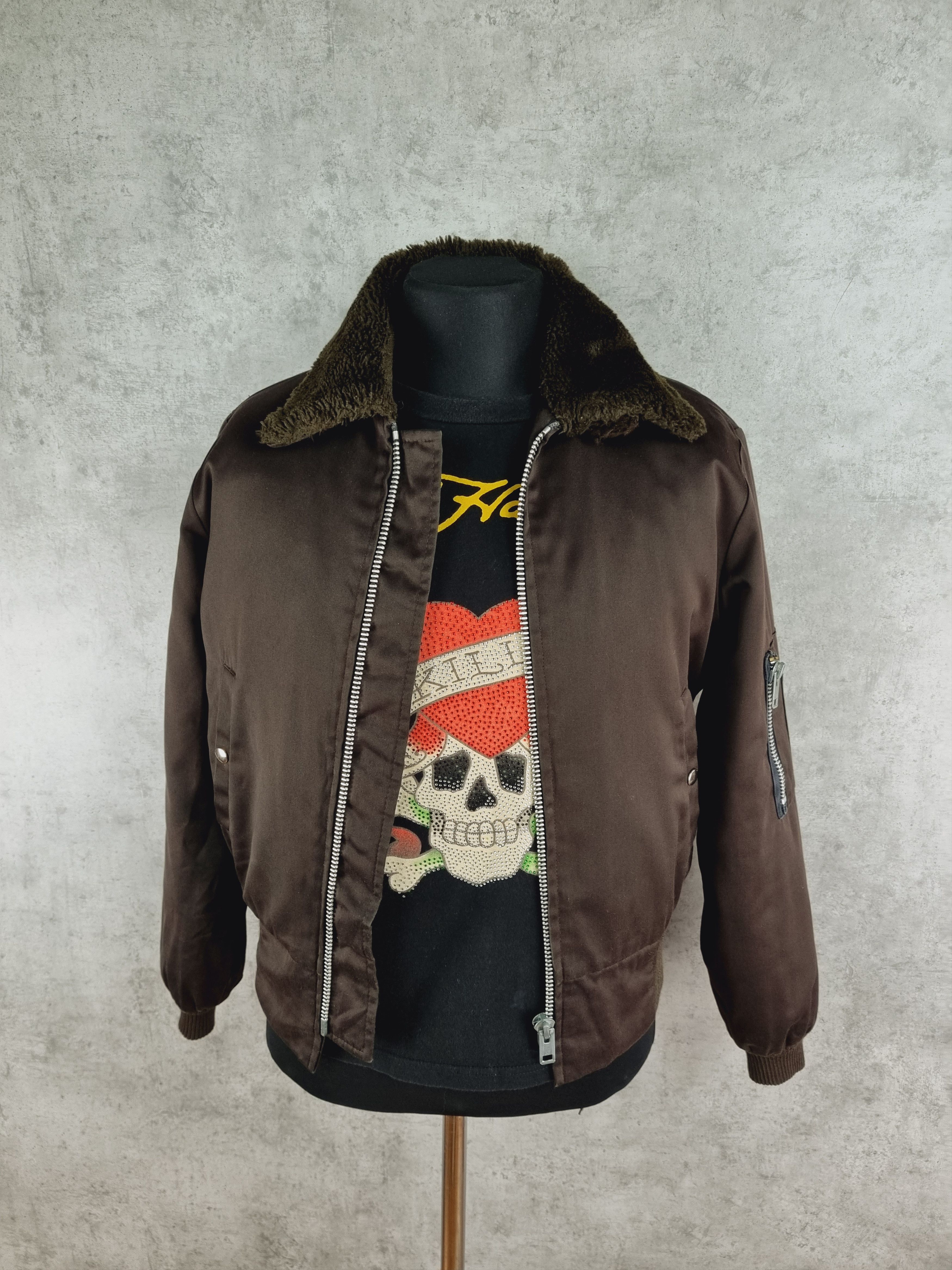 Cowboy Equipment 70s Rare Tedder Nino-Flex Bomber Aviator Jacket Tyler Style Size US S / EU 44-46 / 1 - 2 Thumbnail