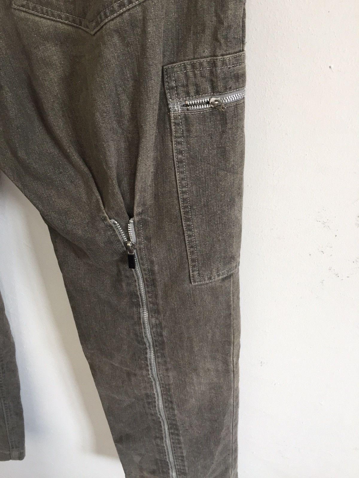 A.F.F.A. OG MackDaddy 🇯🇵 Anarchy Bondage Punk Zipper Denim Size US 36 / EU 52 - 8 Thumbnail
