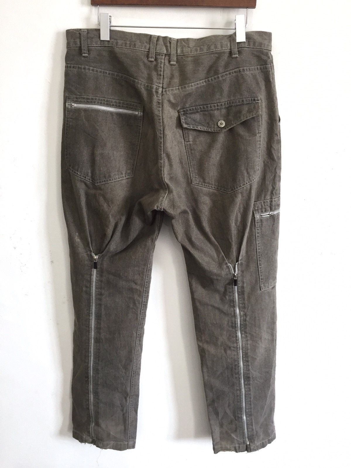 A.F.F.A. OG MackDaddy 🇯🇵 Anarchy Bondage Punk Zipper Denim Size US 36 / EU 52 - 1 Thumbnail